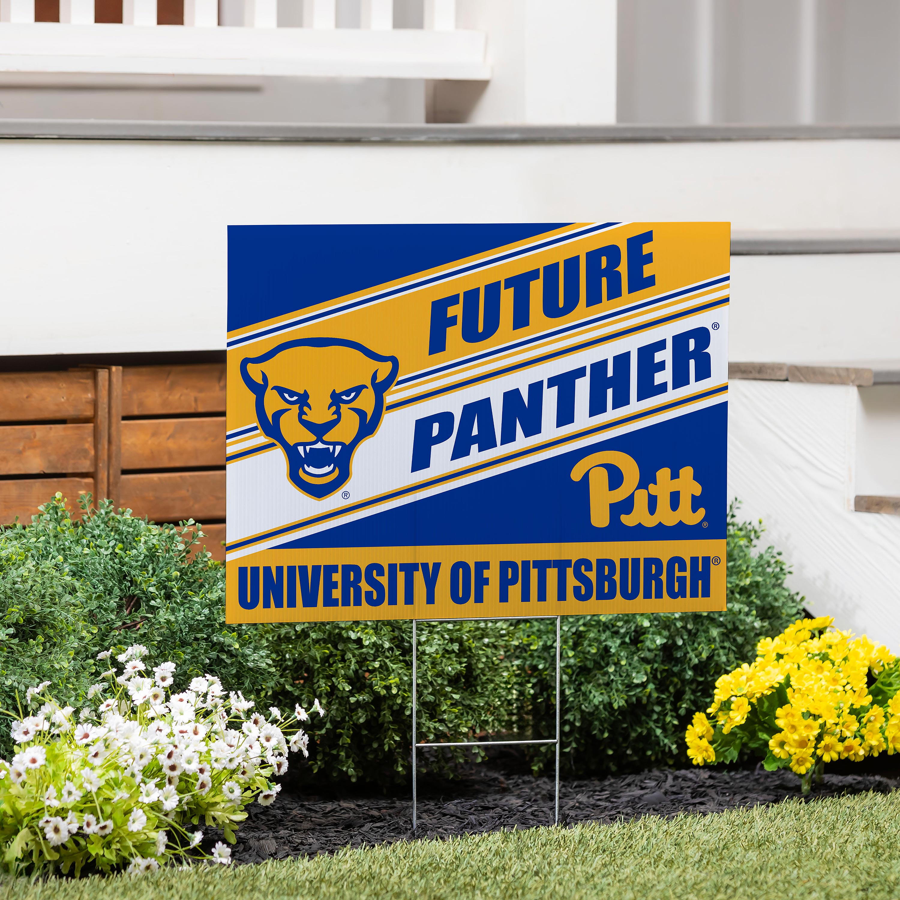 University of Pittsburgh Coroplast Yard Sign, Future Student - Sports Collectibles, Sports Memorabilia, Sports Fan Shop, Sports Gifts