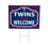 Minnesota Twins Coroplast Yard Sign, "Fans Welcome"