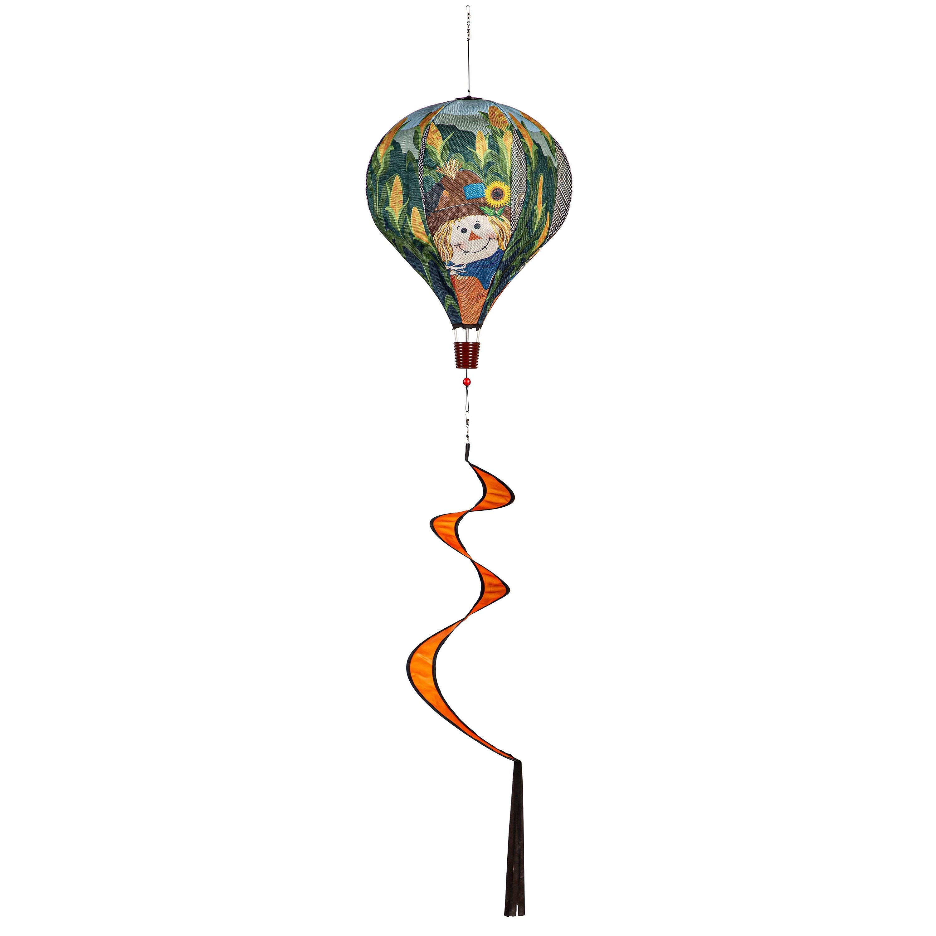 Scarecrow and Friend Burlap Balloon Spinner - Sports Collectibles, Sports Memorabilia, Sports Fan Shop, Sports Gifts