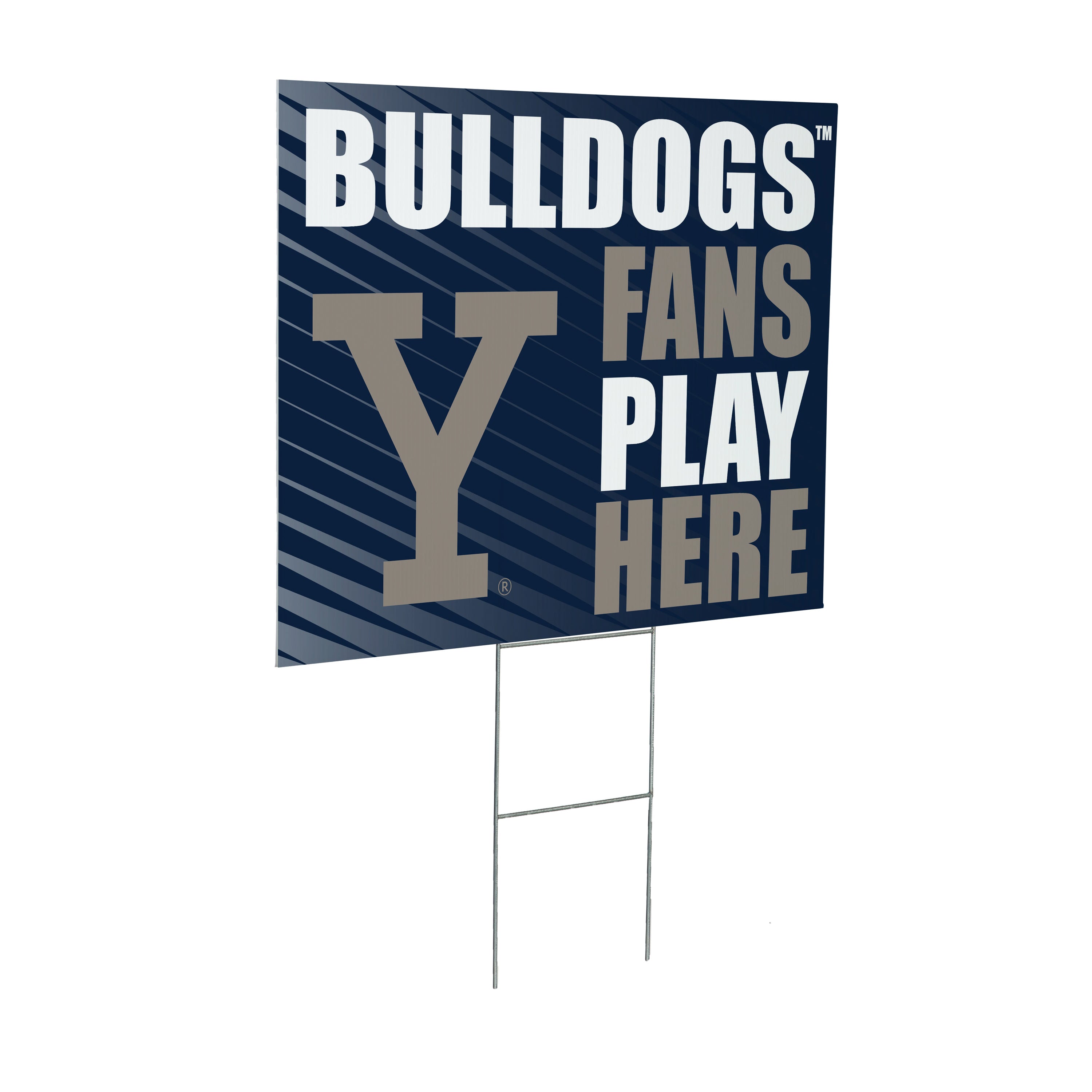Yale University Coroplast Yard Sign Design B - Sports Collectibles, Sports Memorabilia, Sports Fan Shop, Sports Gifts