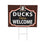 Anaheim Ducks Coroplast Yard Sign, "Fans Welcome" - Sports Collectibles, Sports Memorabilia, Sports Fan Shop, Sports Gifts
