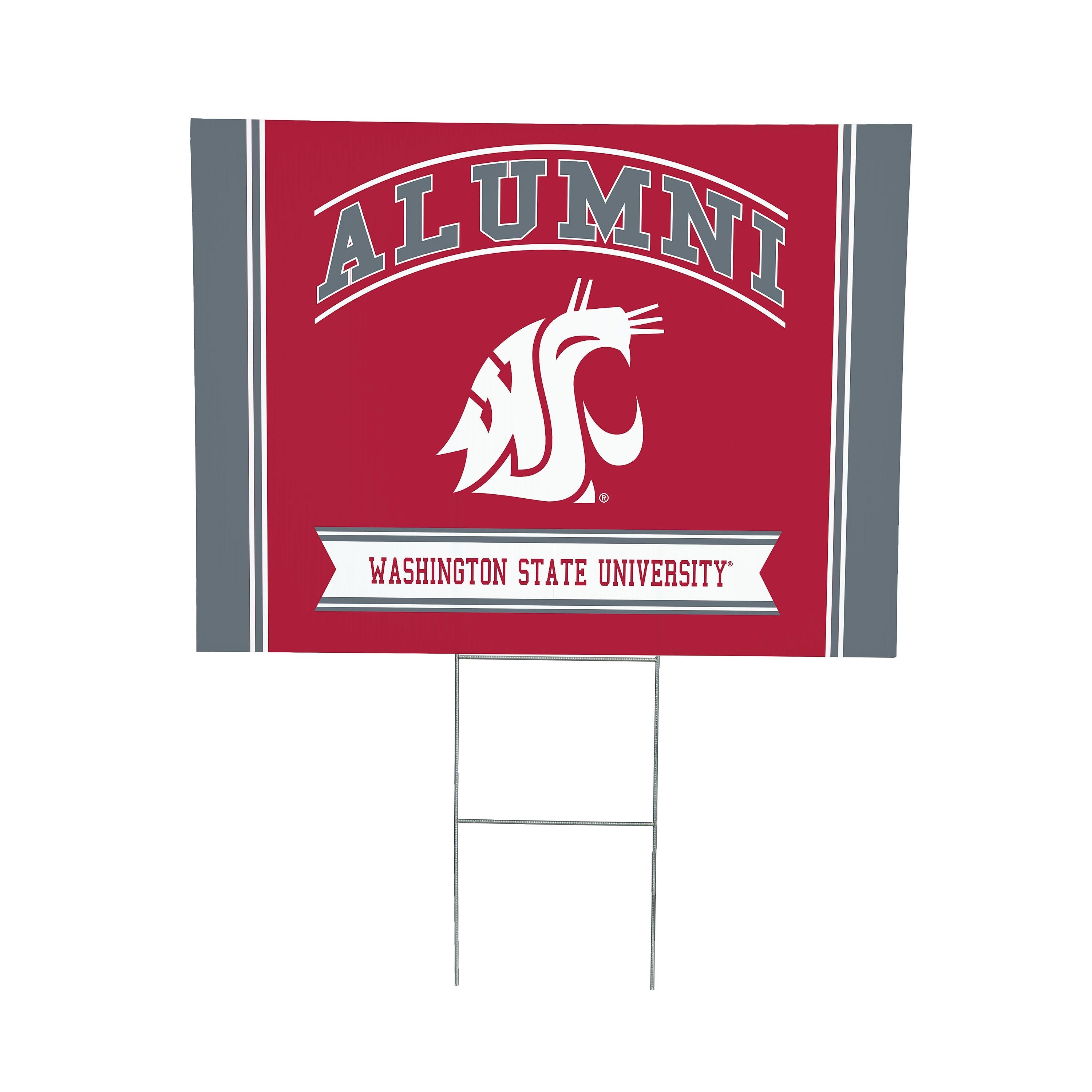 Washington State University Coroplast Yard Sign Alumni - Sports Collectibles, Sports Memorabilia, Sports Fan Shop, Sports Gifts