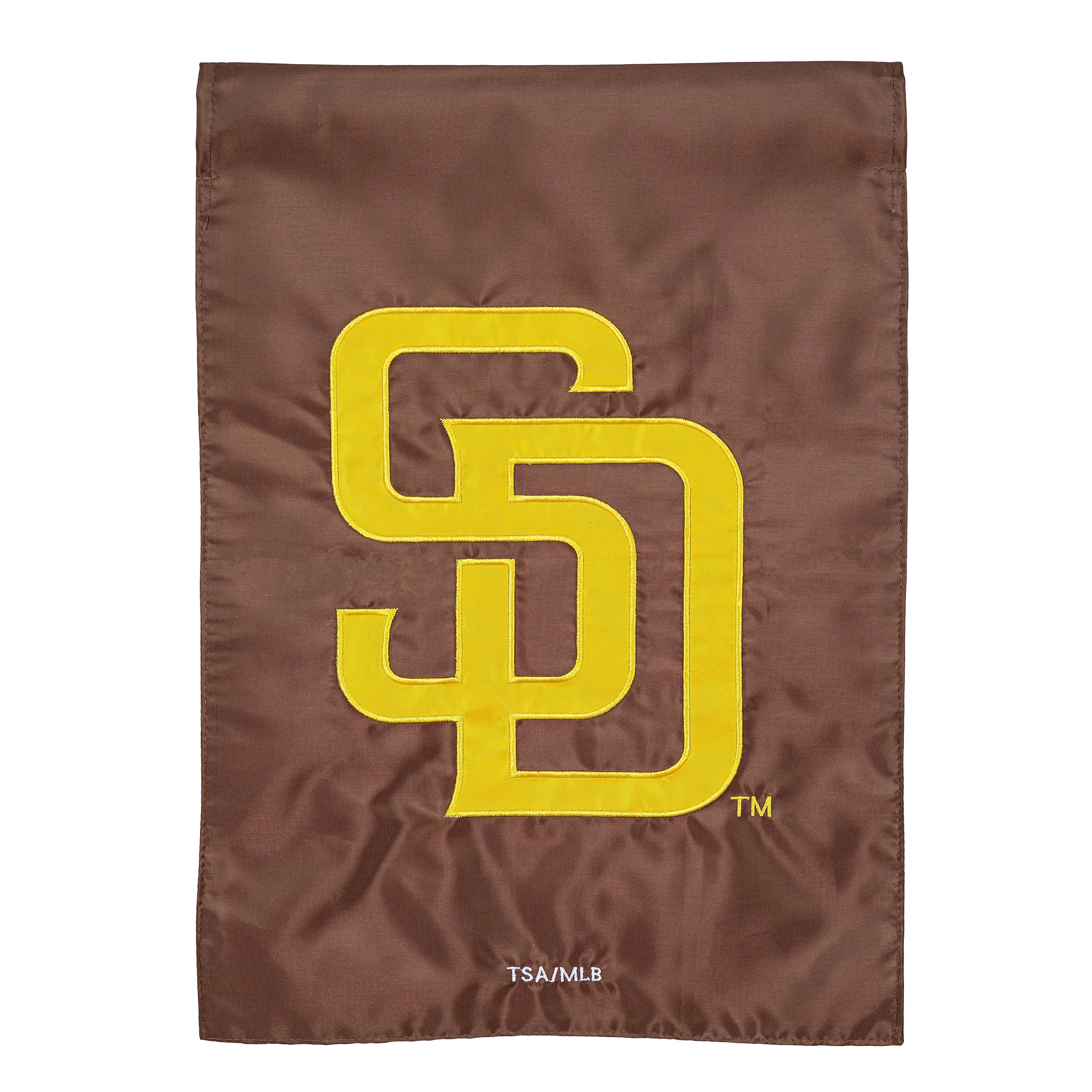 San Diego Padres Applique Flag, GDN - Sports Collectibles, Sports Memorabilia, Sports Fan Shop, Sports Gifts