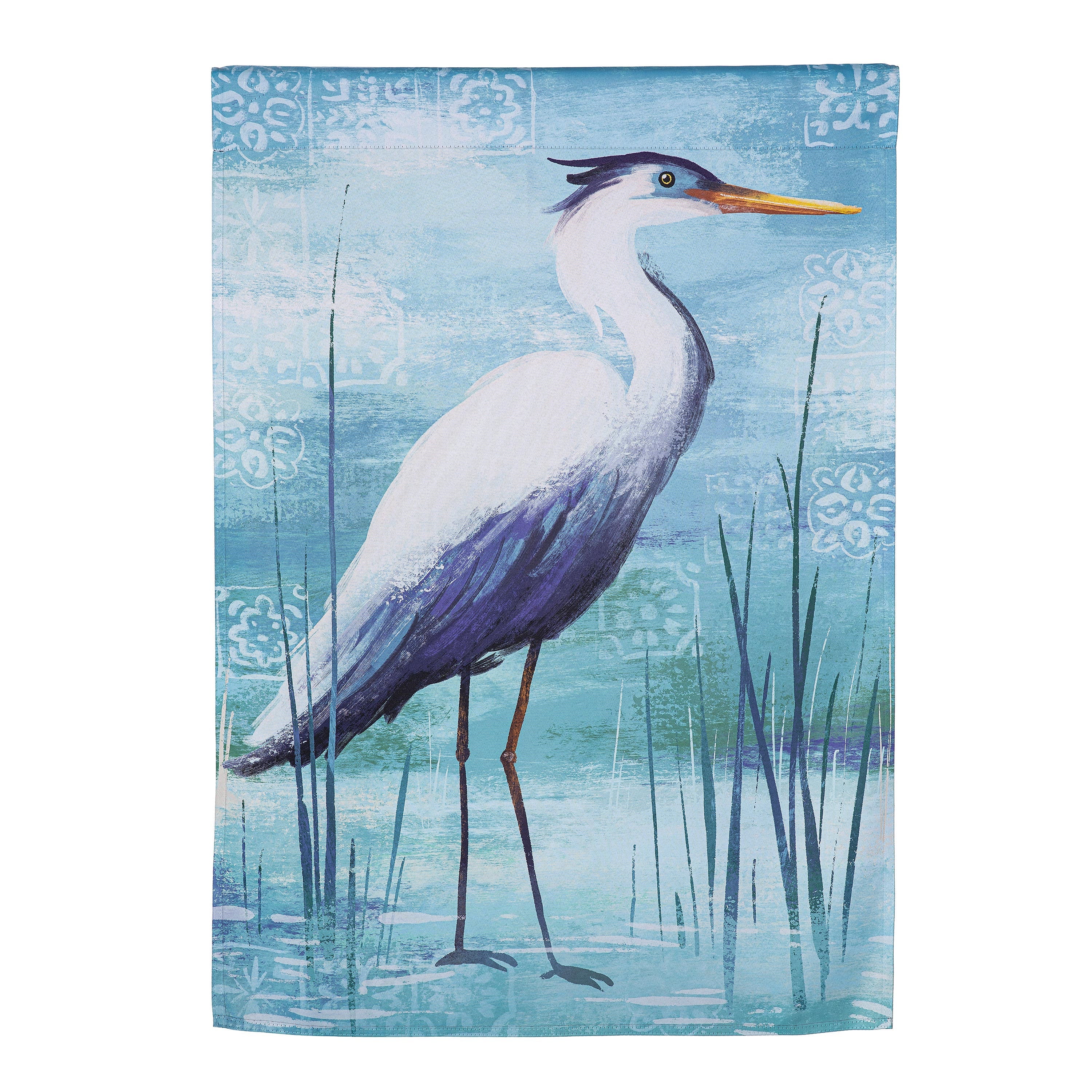 Blue Heron Reversible Suede House Flags - Sports Collectibles, Sports Memorabilia, Sports Fan Shop, Sports Gifts