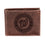 Washington Nationals Bi-Fold Wallet Brown 100% Genuine Leather - Sports Gifts, Sports Memorabilia, Sports Collectibles, Fan Shop