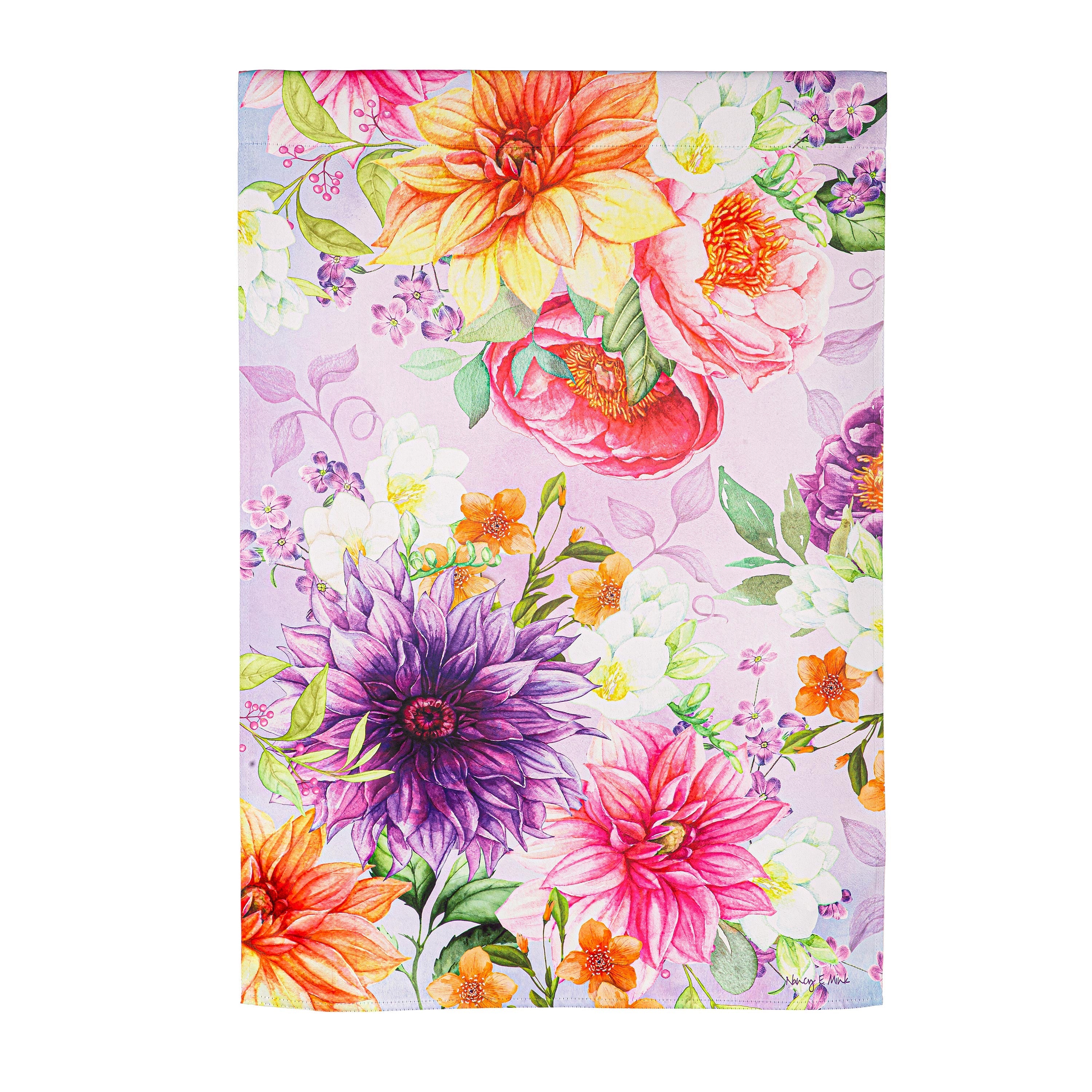Rhapsody in Bloom Suede House Flag - Sports Collectibles, Sports Memorabilia, Sports Fan Shop, Sports Gifts