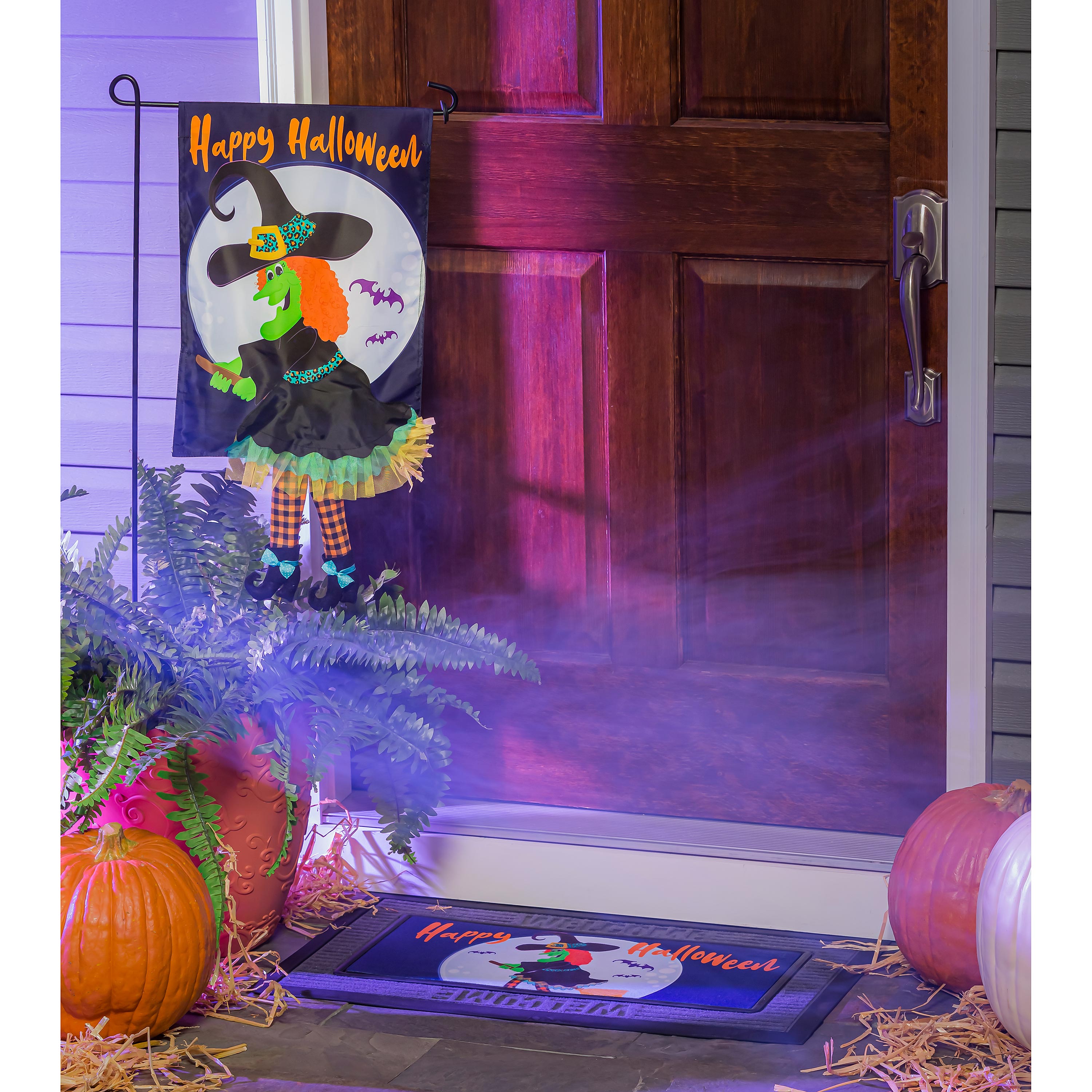 Flying WItch Kickin Garden Flag - Sports Collectibles, Sports Memorabilia, Sports Fan Shop, Sports Gifts