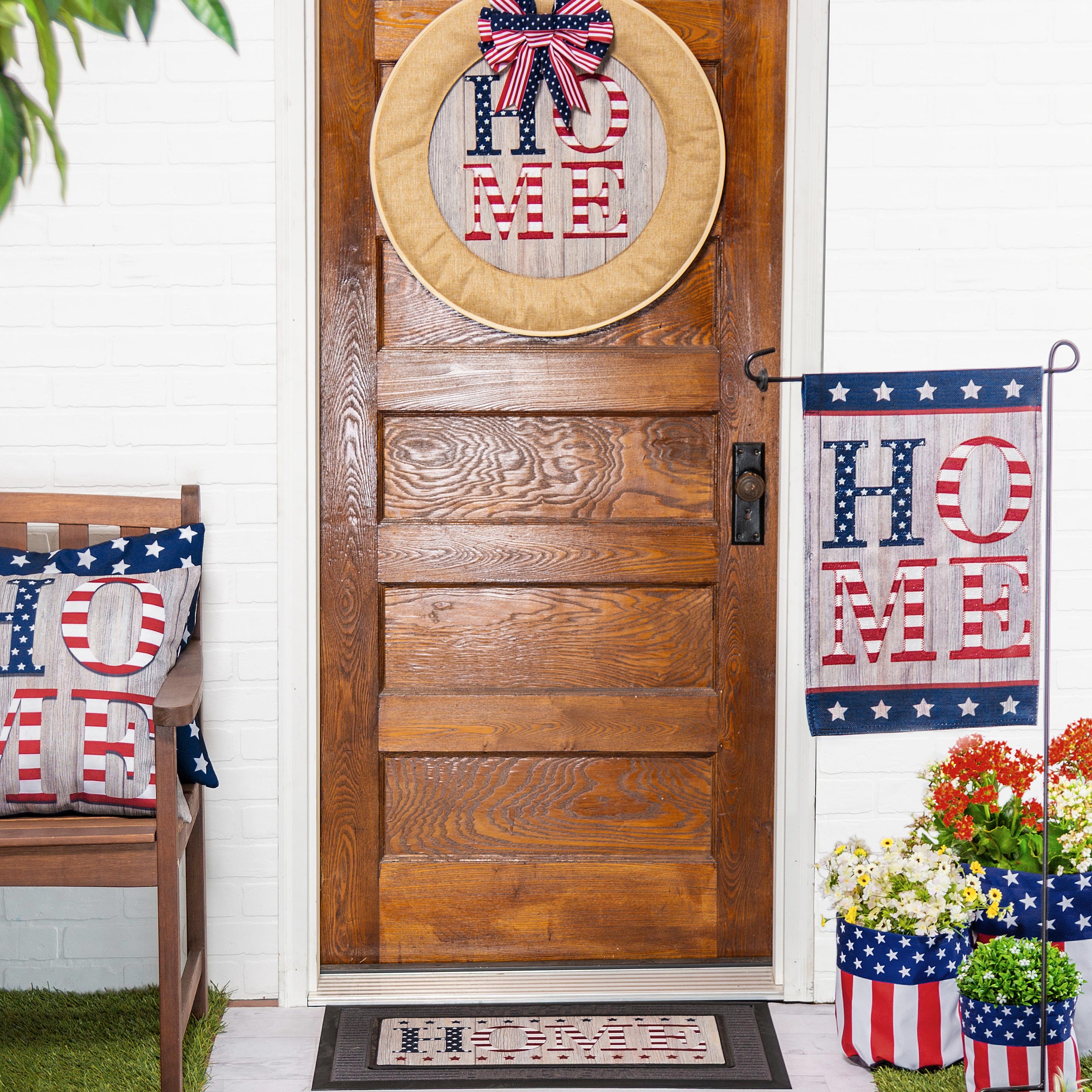 Stacked Home Garden Burlap Flag - Sports Collectibles, Sports Memorabilia, Sports Fan Shop, Sports Gifts