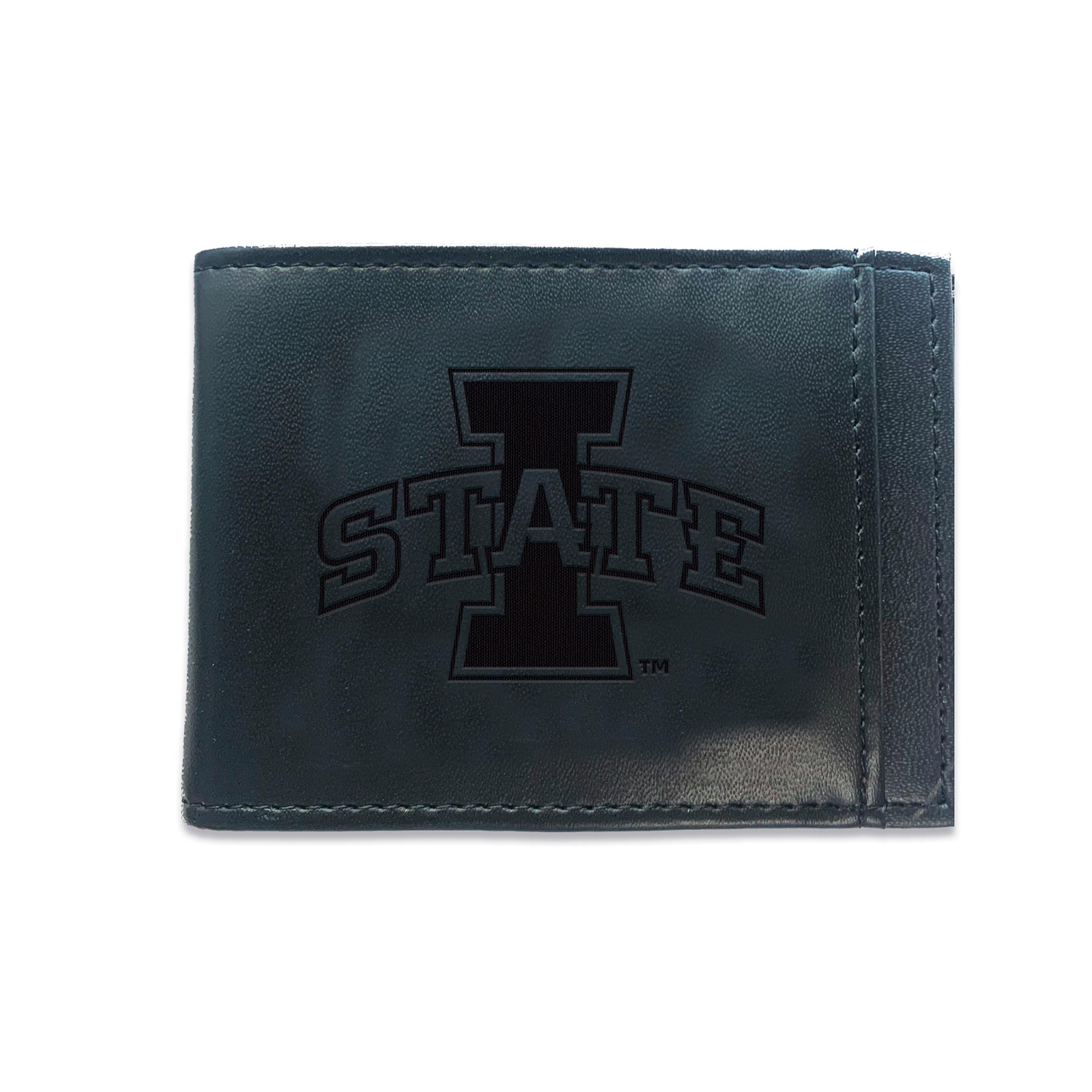 Front Pocket Wallet w/ RFID Blocking, Iowa State University, Black - Sports Gifts, Sports Memorabilia, Sports Collectibles, Fan Shop