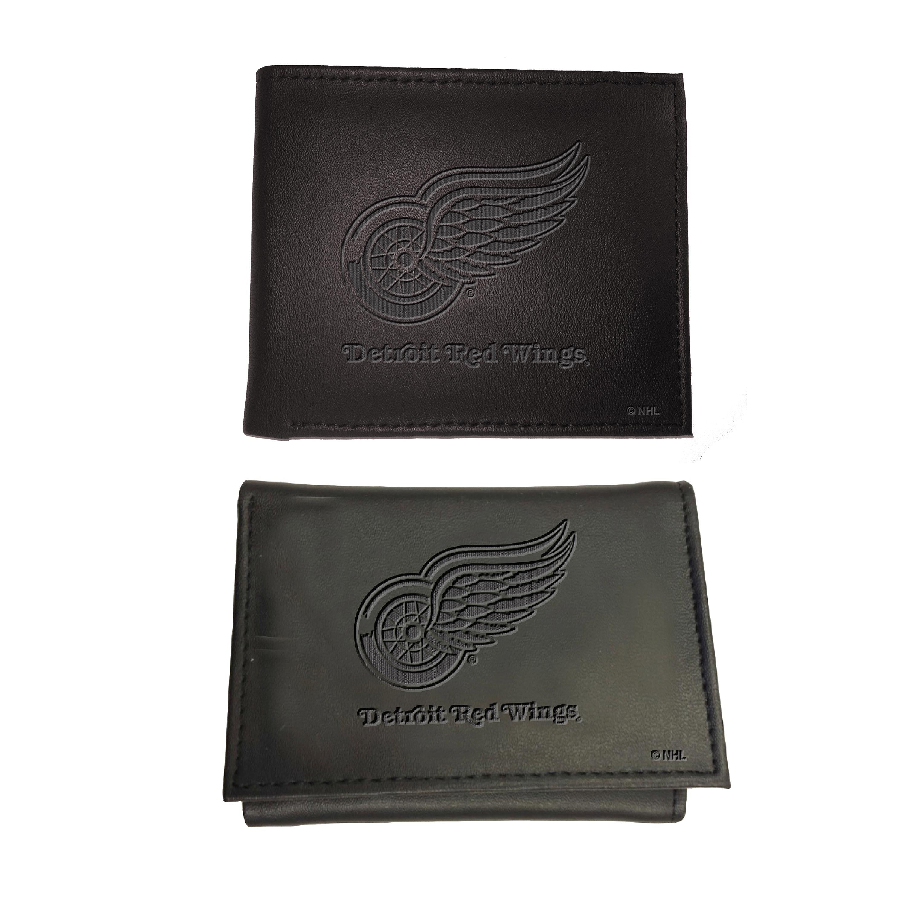 Detroit Red Wings, Bi-Fold and Tri-Fold Wallet Gift Set, Black - Sports Collectibles, Sports Memorabilia, Sports Fan Shop, Sports Gifts