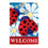 Patriotic Ladybugs Applique House Flag - Sports Collectibles, Sports Memorabilia, Sports Fan Shop, Sports Gifts