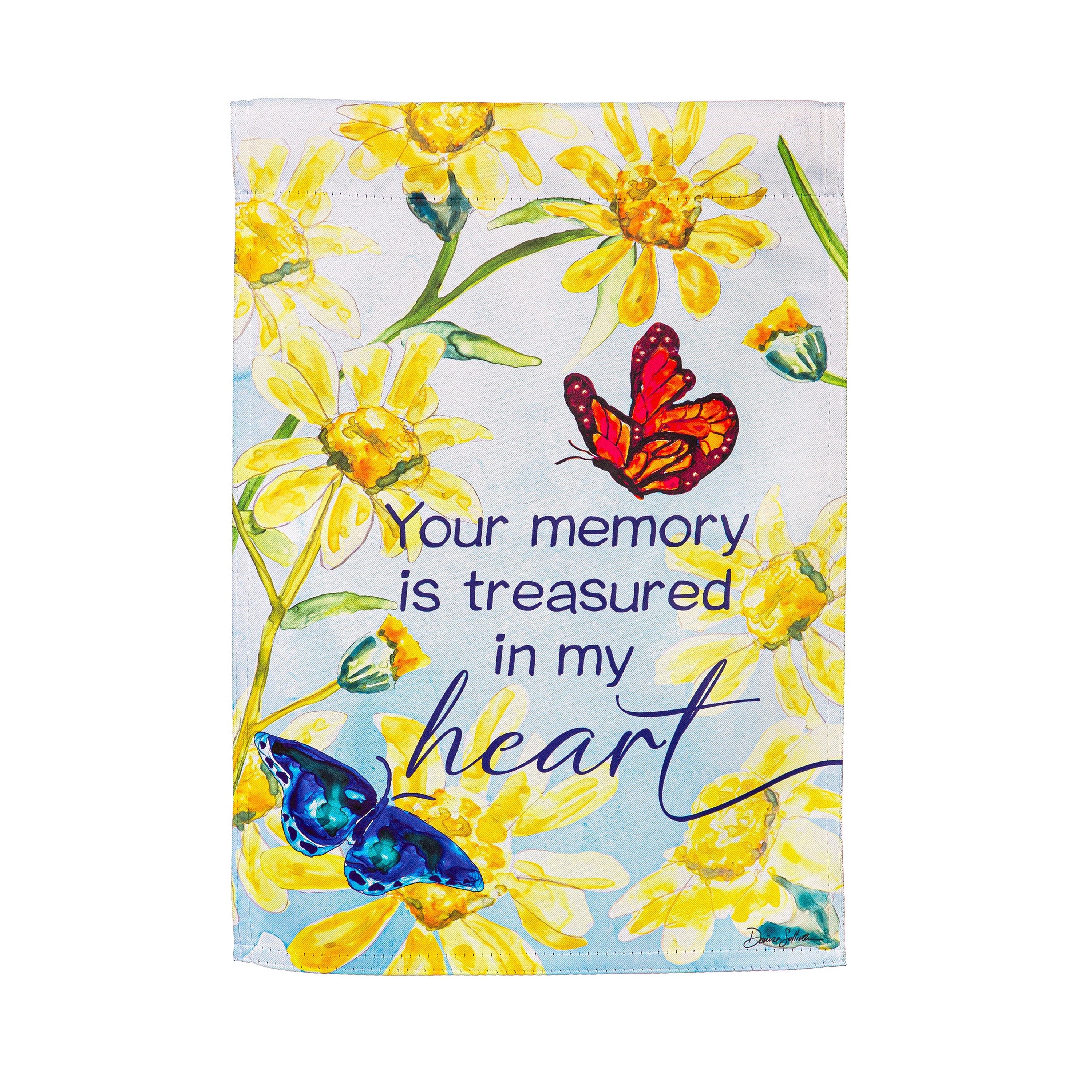 Treasured Memories Reversible Suede Garden Flag - Sports Collectibles, Sports Memorabilia, Sports Fan Shop, Sports Gifts