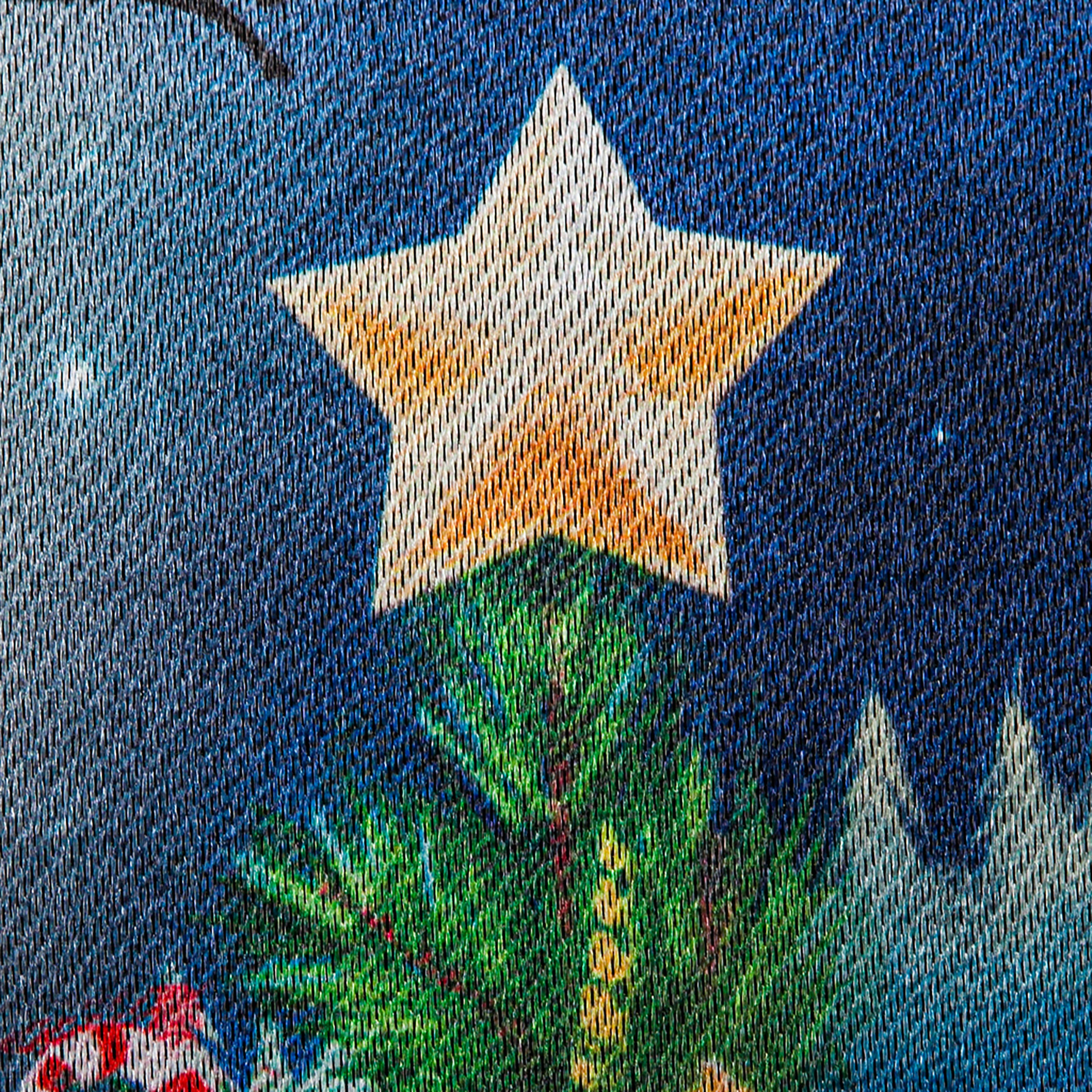 Santa's Sleigh on Christmas Garden Lustre Flag - Sports Collectibles, Sports Memorabilia, Sports Fan Shop, Sports Gifts