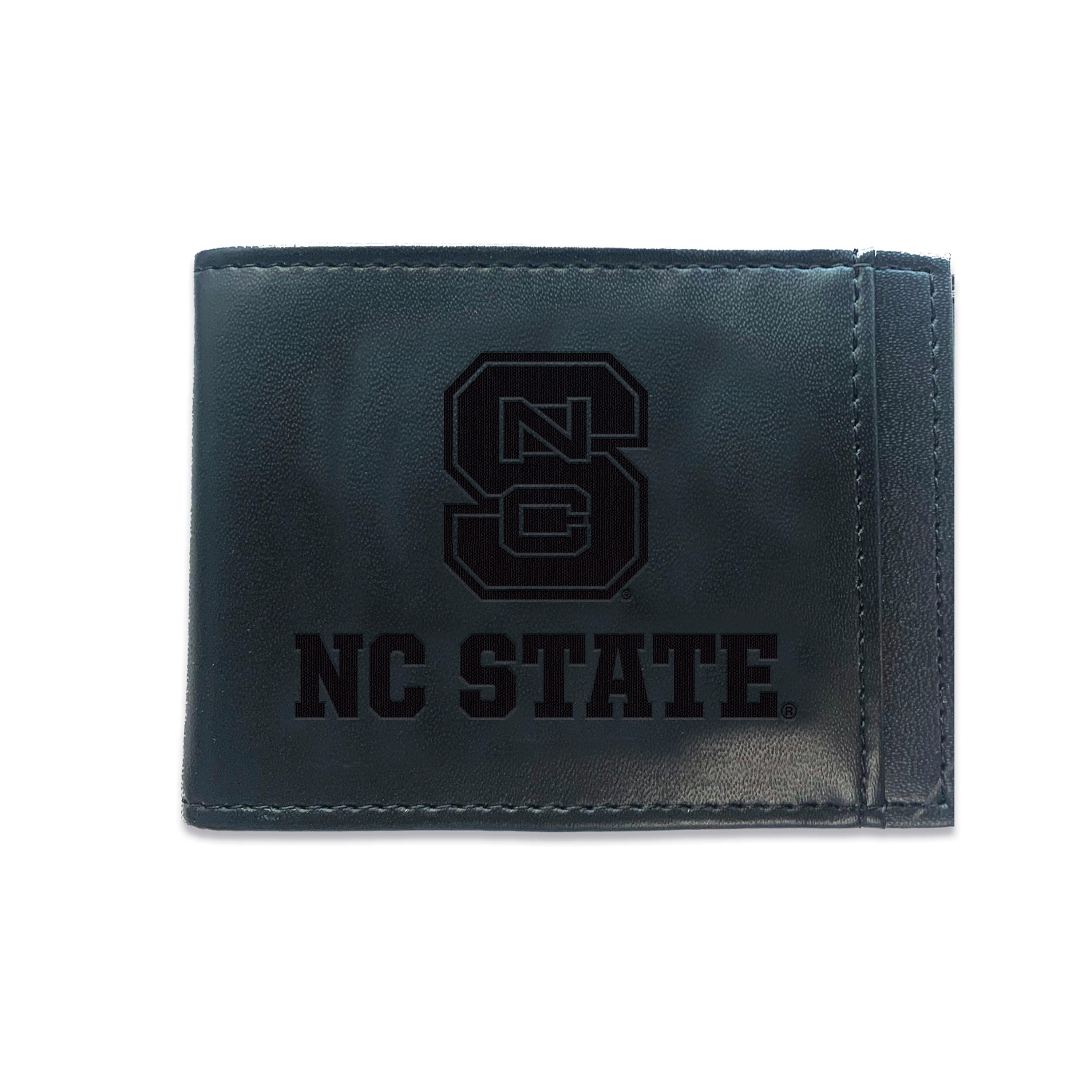 Front Pocket Wallet w/ RFID Blocking, North Carolina State University, Black - Sports Gifts, Sports Memorabilia, Sports Collectibles, Fan Shop