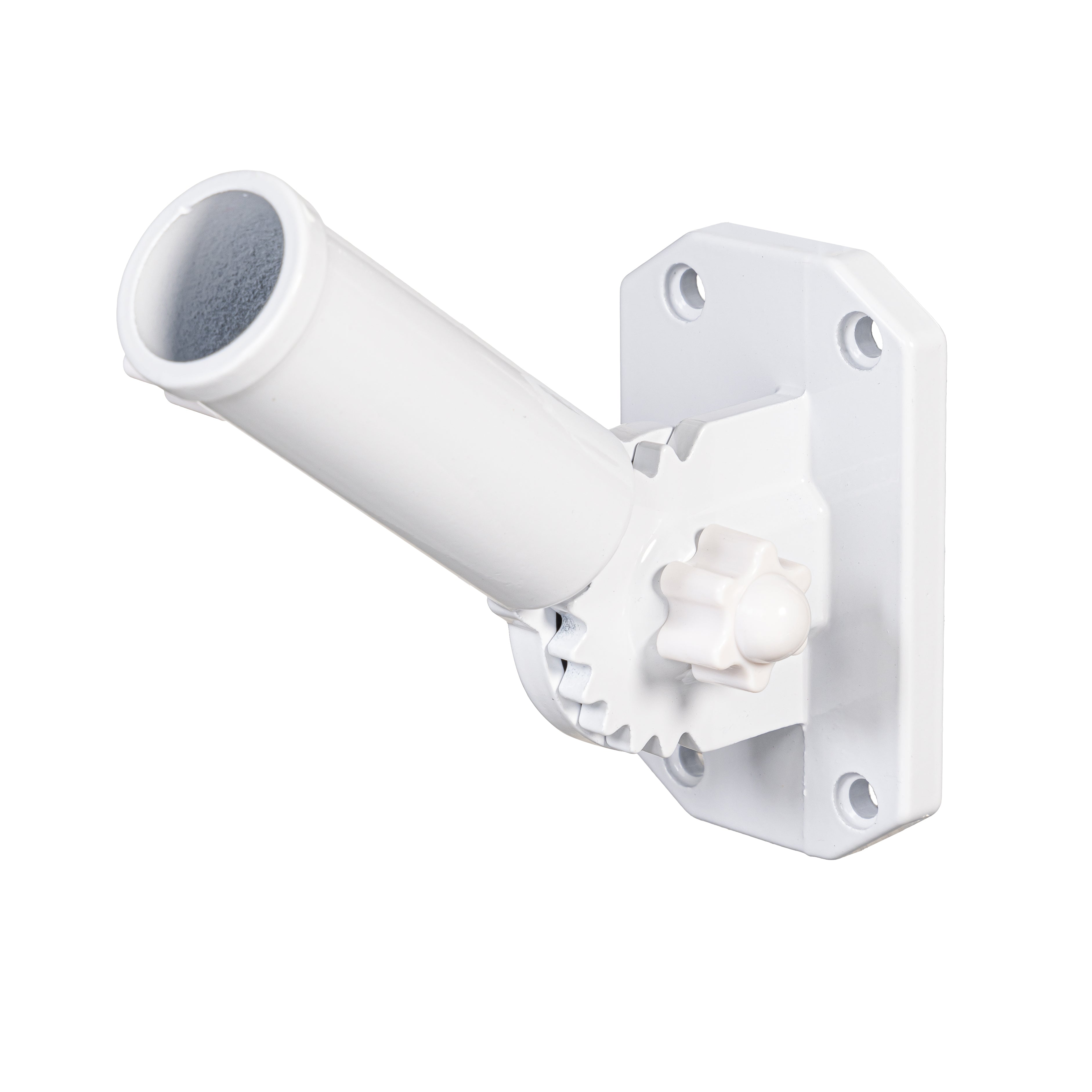 White Metal Flag Bracket - Sports Gifts, Sports Memorabilia, Sports Collectibles, Fan Shop