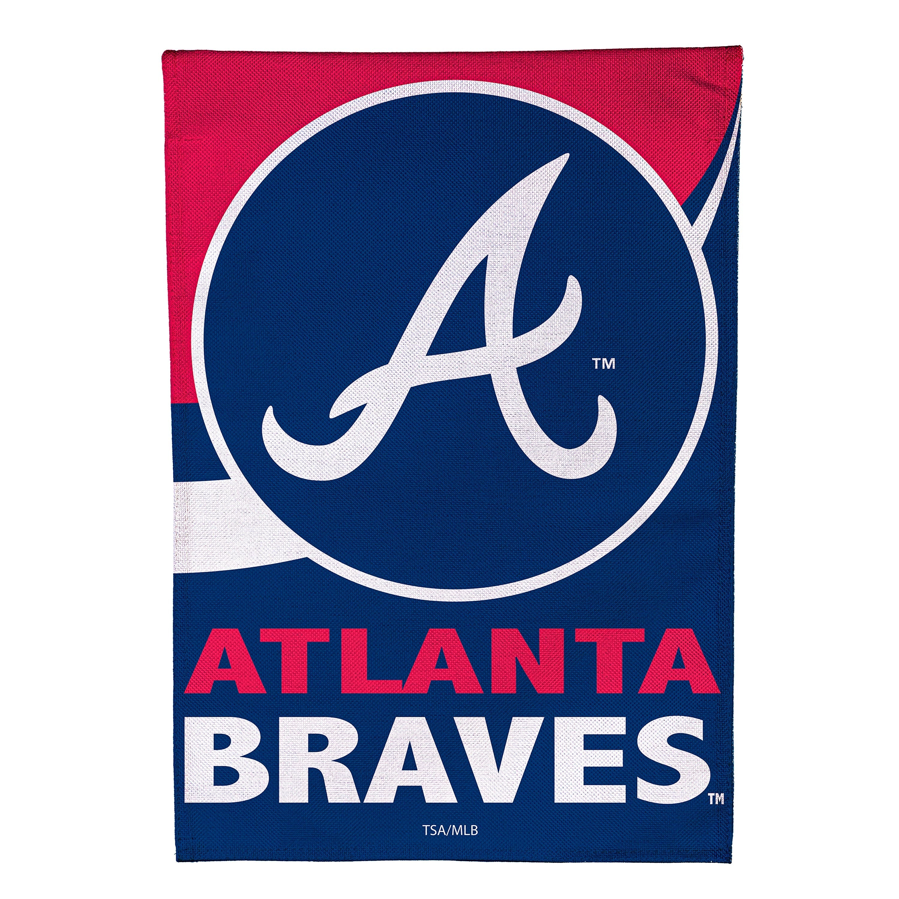 Atlanta Braves Burlap Garden Flag - Sports Collectibles, Sports Memorabilia, Sports Fan Shop, Sports Gifts