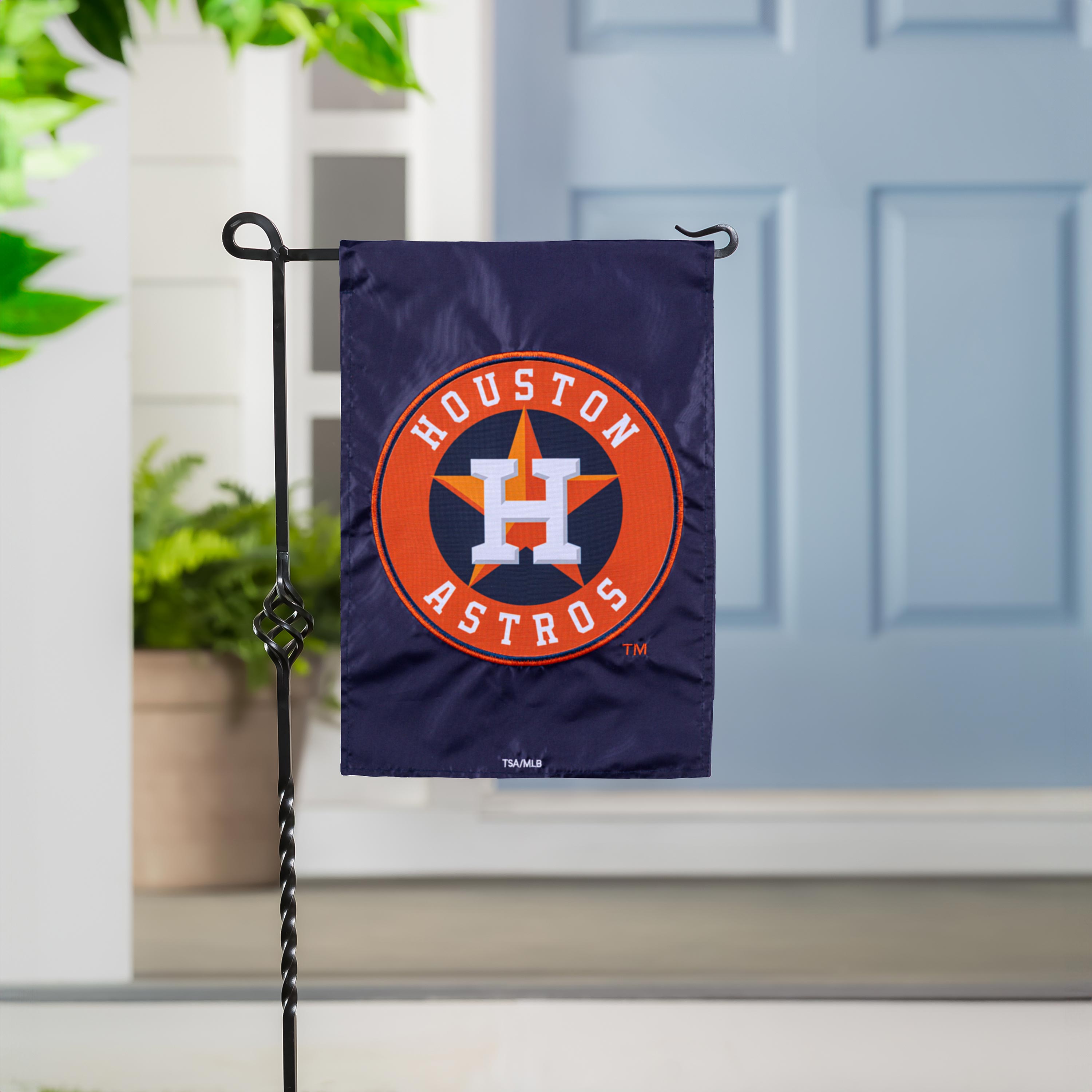 Houston Astros Applique Flag, GDN - Sports Collectibles, Sports Memorabilia, Sports Fan Shop, Sports Gifts