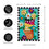 Stacked Spring Flower Pots House Applique Flag
