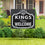 Los Angeles Kings Coroplast Yard Sign, "Fans Welcome" - Sports Collectibles, Sports Memorabilia, Sports Fan Shop, Sports Gifts