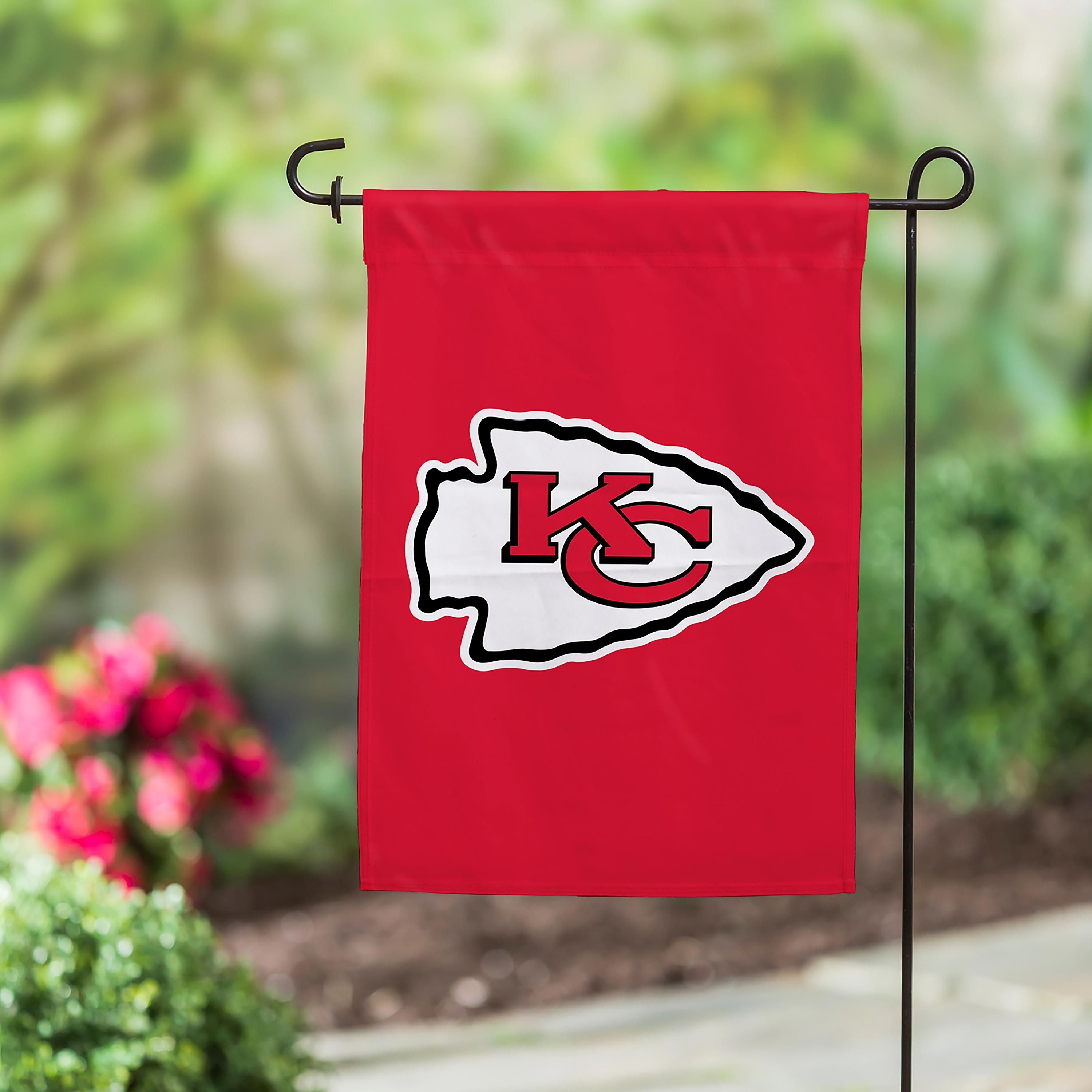 Applique Flag, Gar., Kansas City Chiefs - Sports Collectibles, Sports Memorabilia, Sports Fan Shop, Sports Gifts