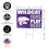 Kansas State University Coroplast Yard Sign "Fans Play Here" - Sports Collectibles, Sports Memorabilia, Sports Fan Shop, Sports Gifts