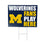 University Of Michigan Coroplast Yard Sign "Fans Play Here"