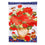 Red Geraniums Moire House Flag - Sports Collectibles, Sports Memorabilia, Sports Fan Shop, Sports Gifts