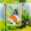 Gnome Bunny Garden Burlap Flag - Sports Collectibles, Sports Memorabilia, Sports Fan Shop, Sports Gifts