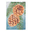 Winter Pine Cone Suede Garden Flag - Sports Gifts, Sports Memorabilia, Sports Collectibles, Fan Shop