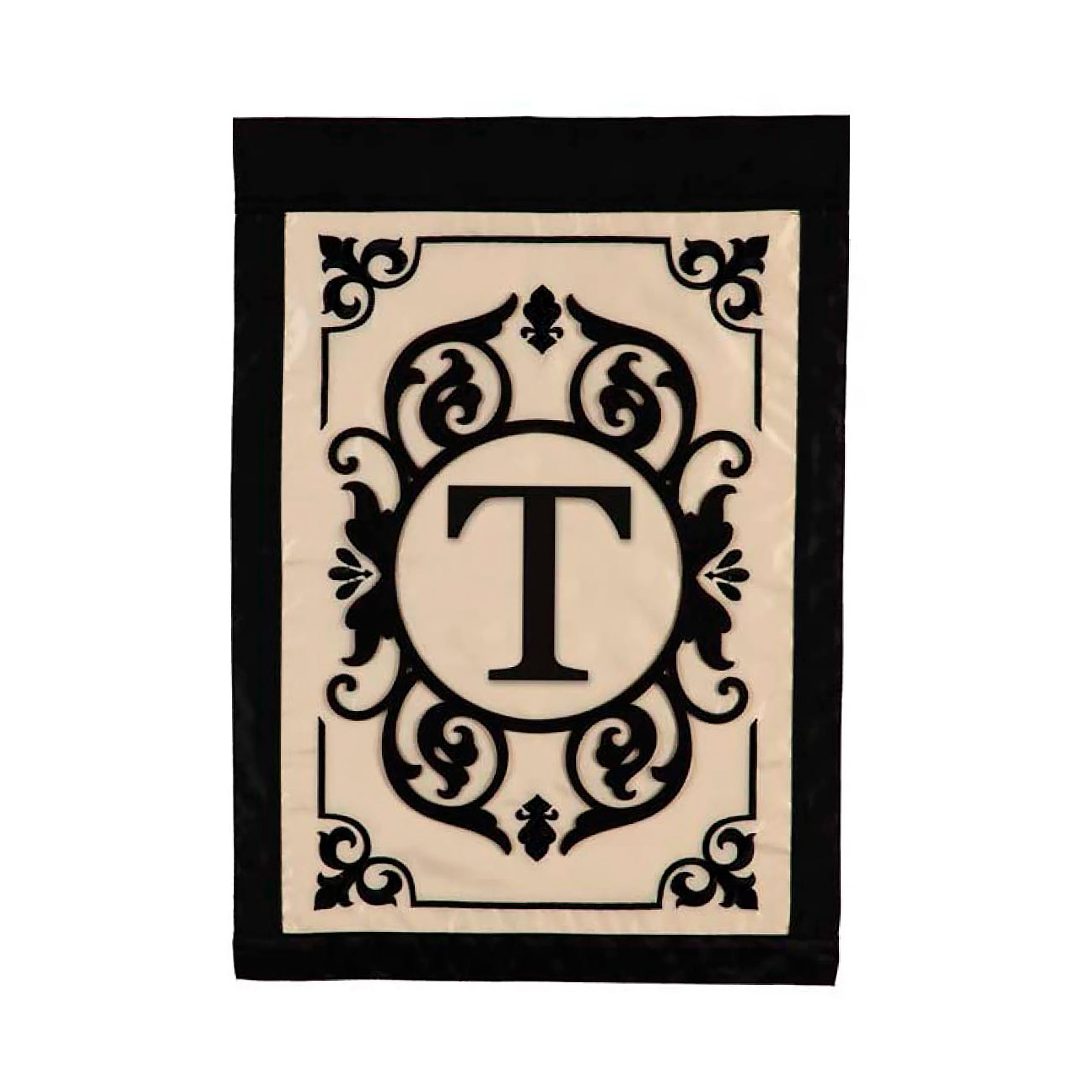 Cambridge Monogram Garden Applique Flag, Letter T - Sports Collectibles, Sports Memorabilia, Sports Fan Shop, Sports Gifts