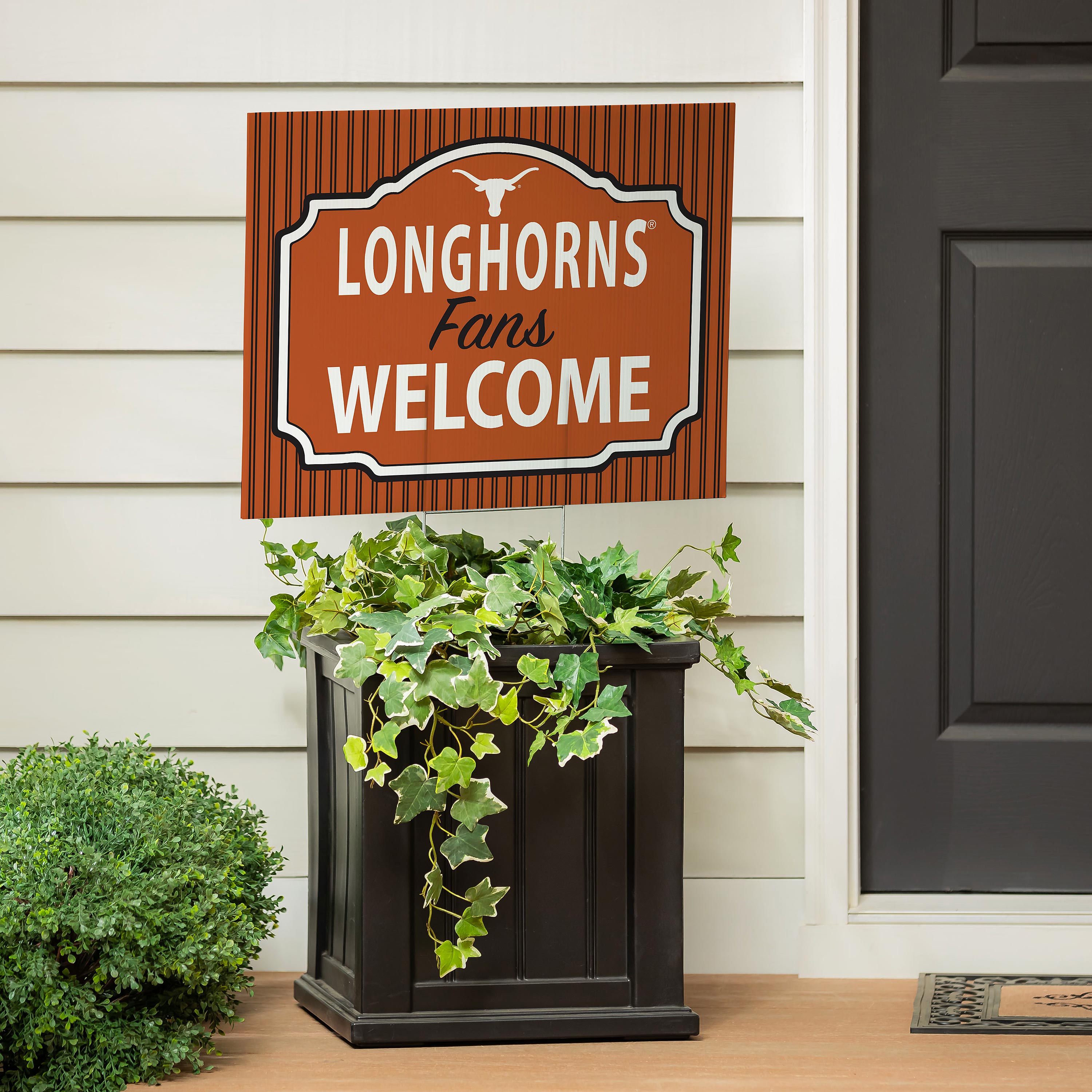 University of Texas Coroplast Yard Sign, "Fans Welcome" - Sports Collectibles, Sports Memorabilia, Sports Fan Shop, Sports Gifts