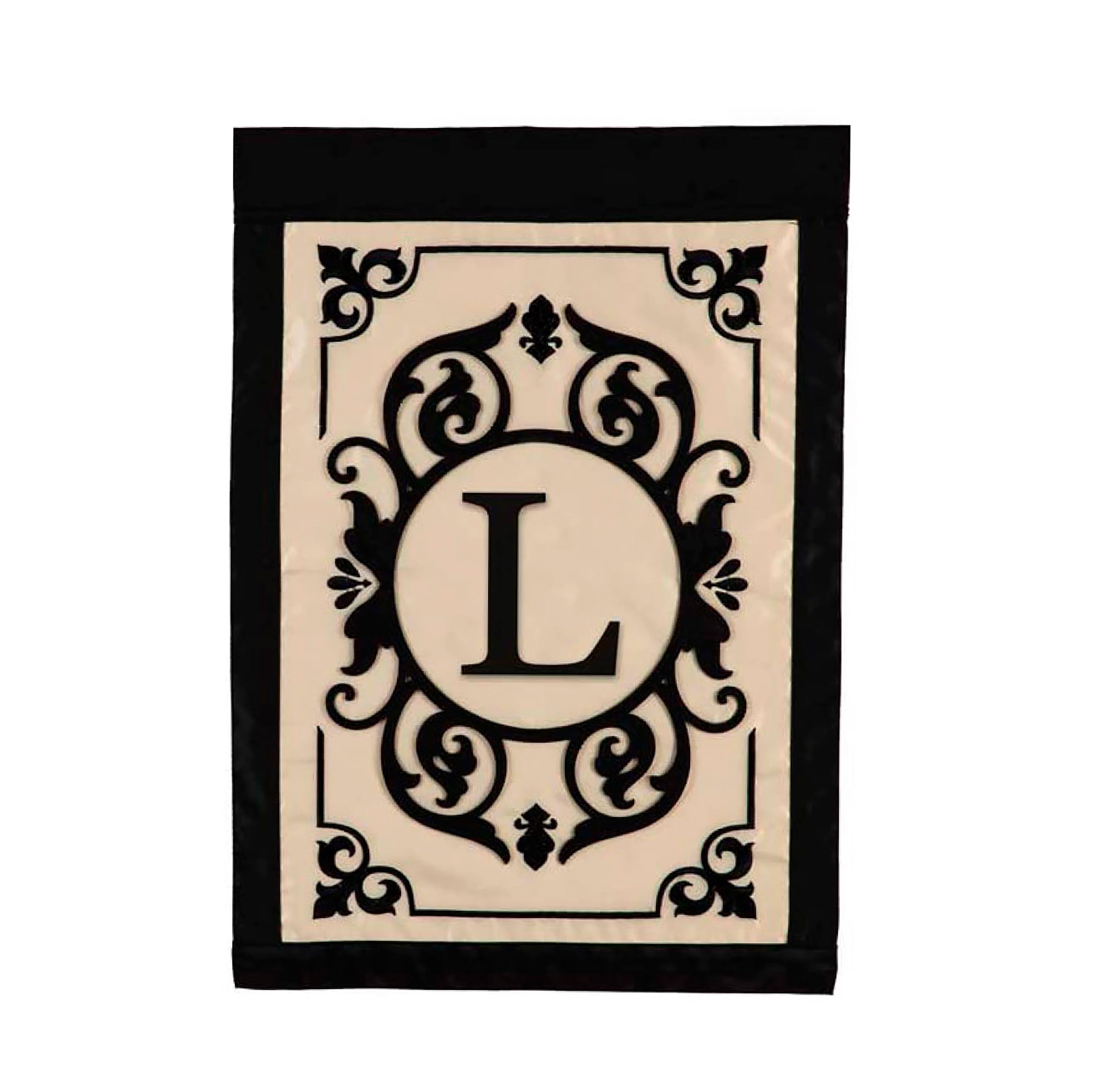 Cambridge Monogram Garden Applique Flag, Letter L - Sports Collectibles, Sports Memorabilia, Sports Fan Shop, Sports Gifts