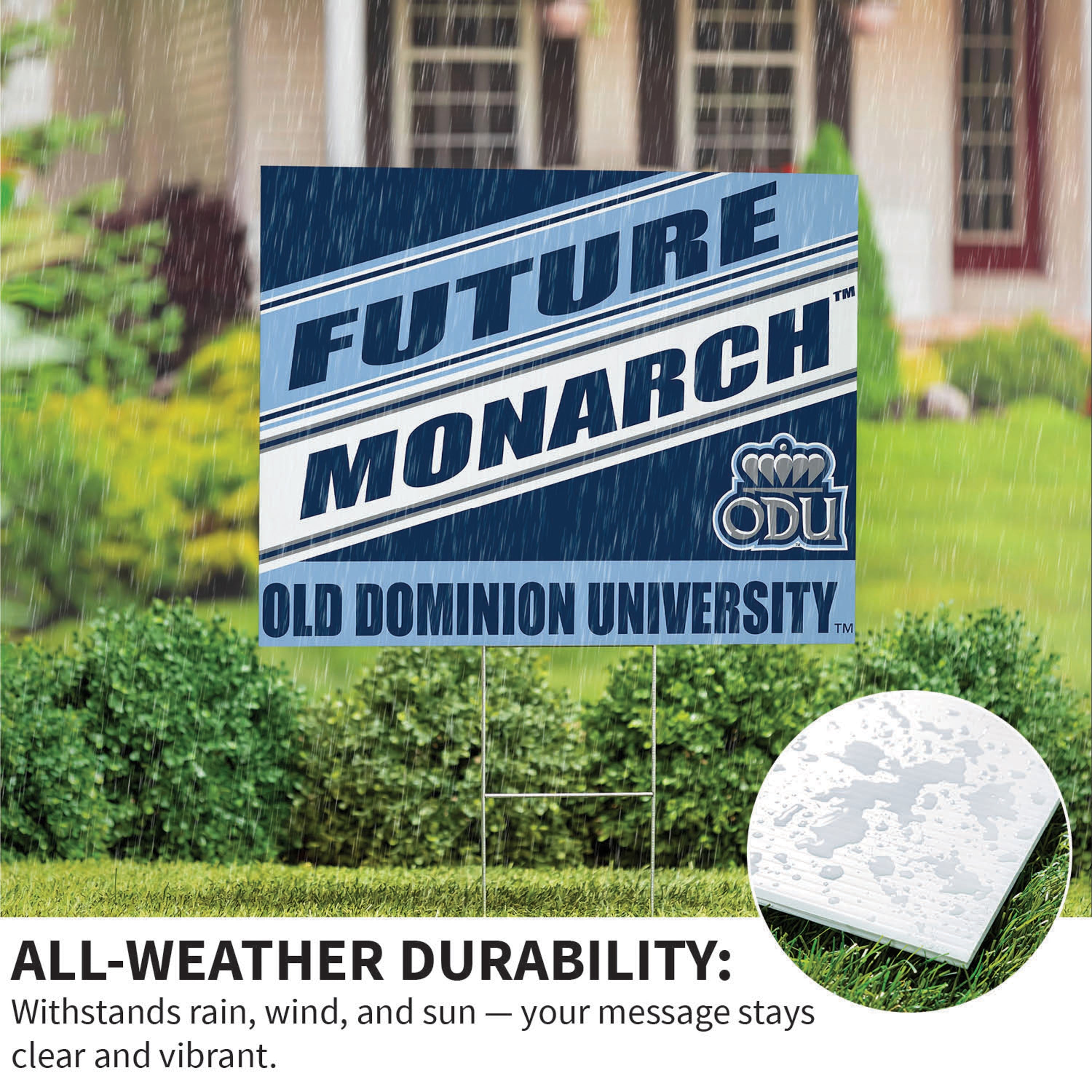 Old Dominion University Coroplast Yard Sign, Future Student - Sports Collectibles, Sports Memorabilia, Sports Fan Shop, Sports Gifts
