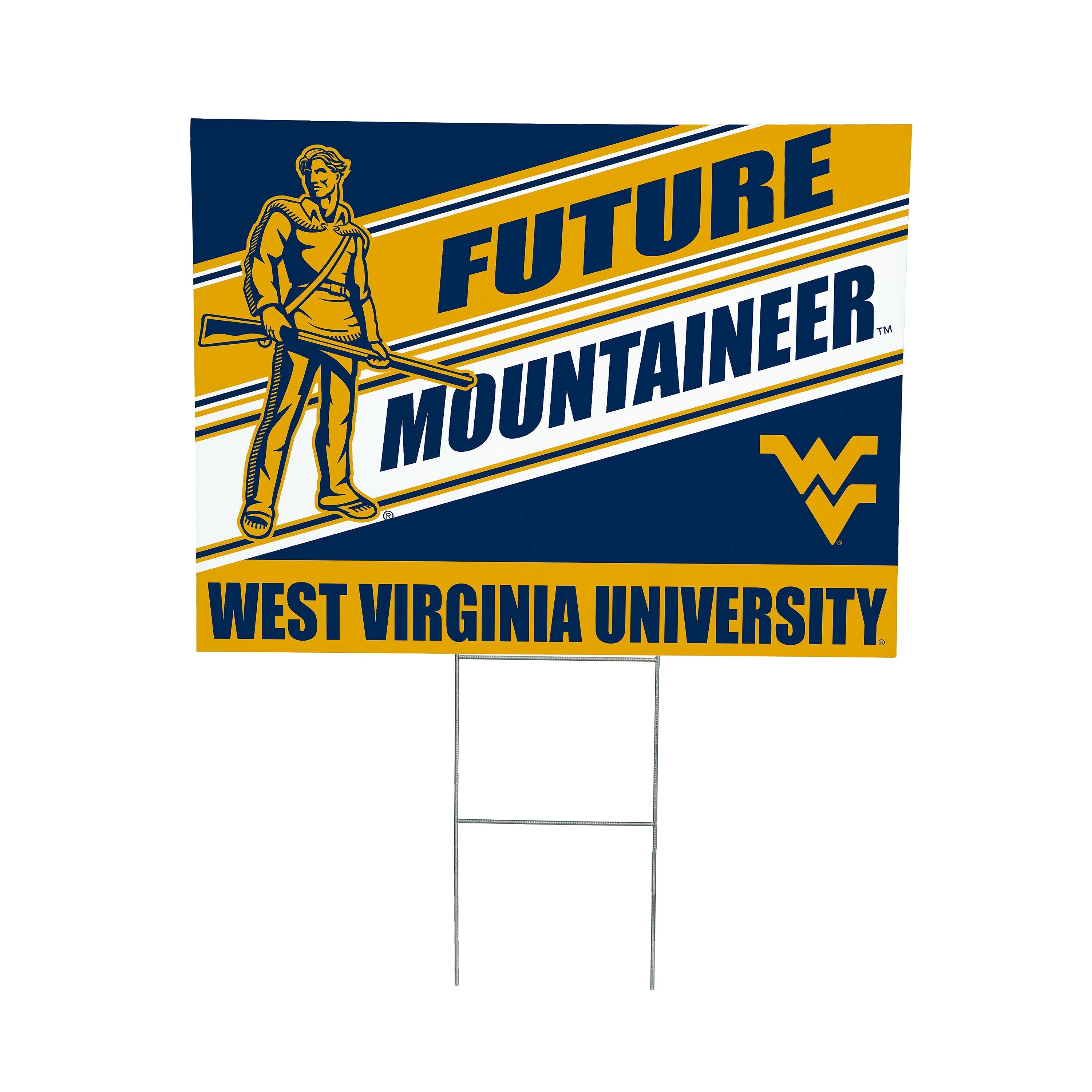 West Virginia University Coroplast Yard Sign, Future Student - Sports Collectibles, Sports Memorabilia, Sports Fan Shop, Sports Gifts
