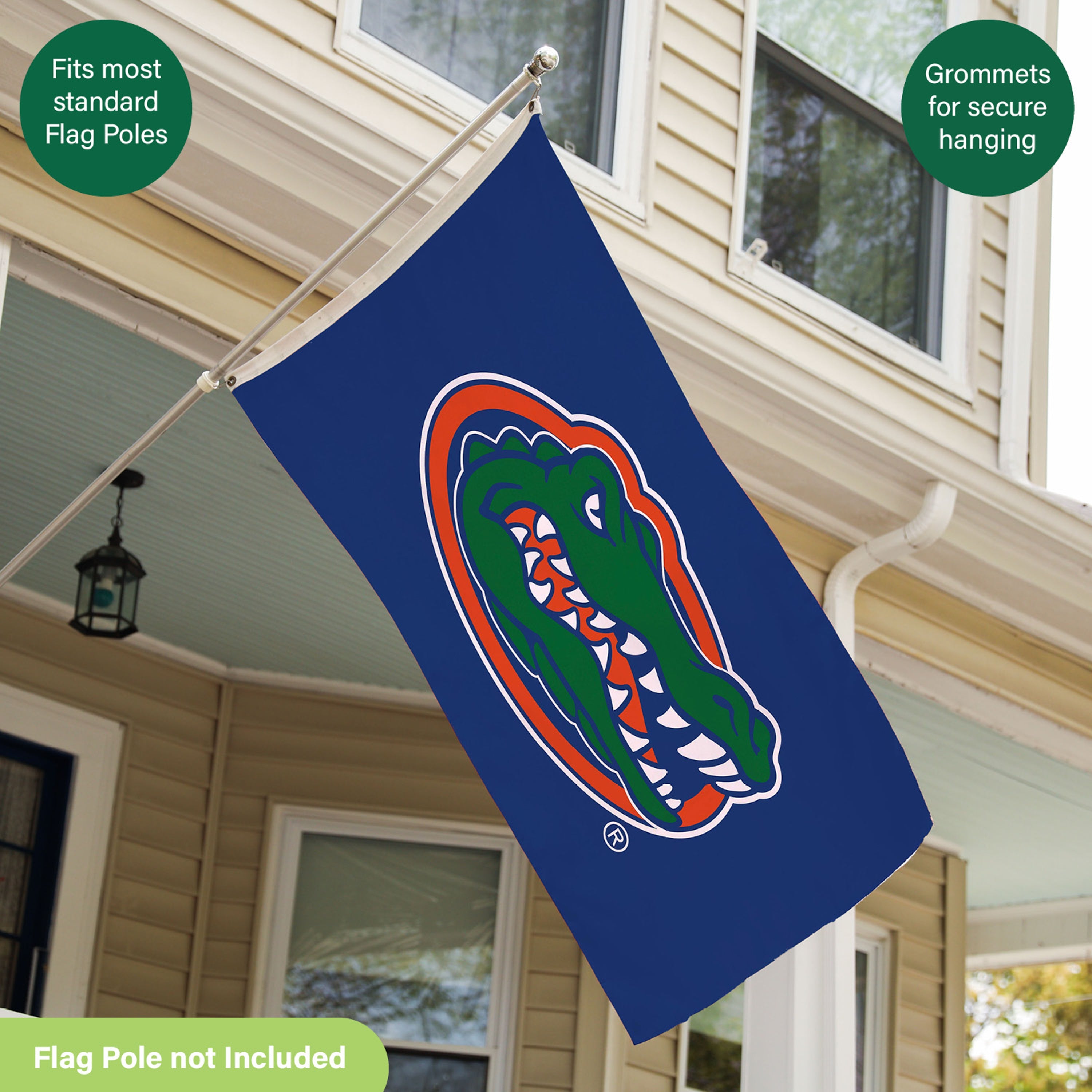 3'x5' Single Sided Flag w/ 2 Grommets, University of Florida - Sports Gifts, Sports Memorabilia, Sports Collectibles, Fan Shop