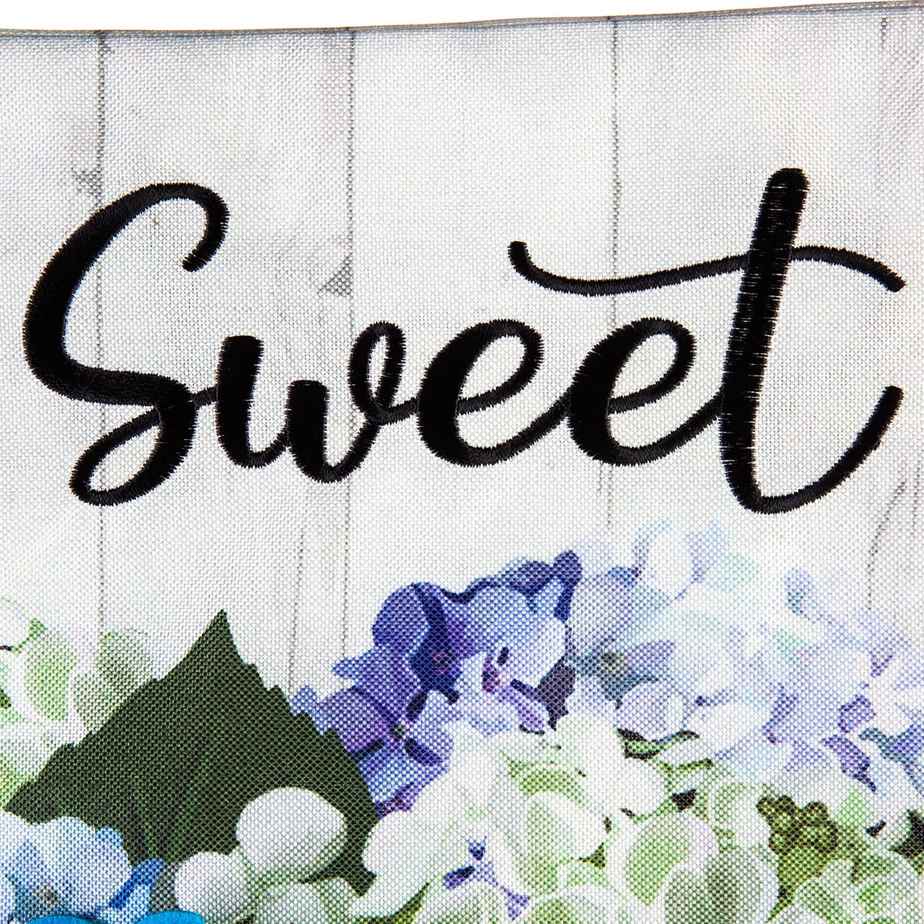 Hydrangea Mason Jars Garden Linen Flag - Sports Collectibles, Sports Memorabilia, Sports Fan Shop, Sports Gifts