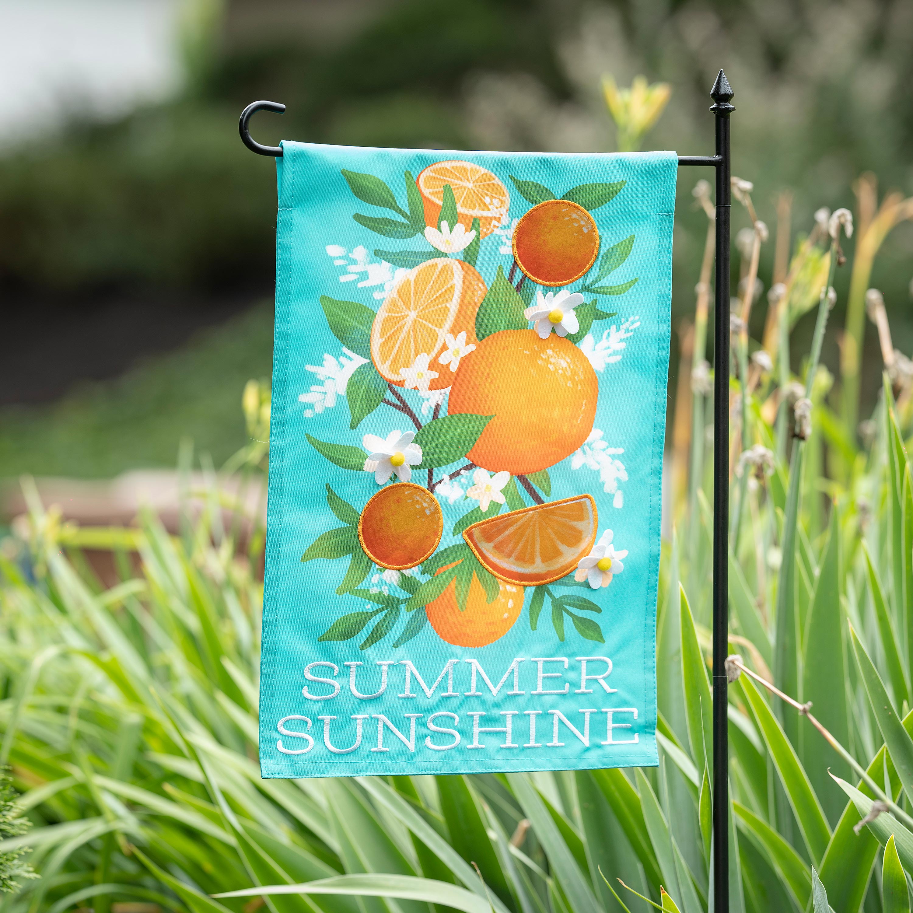 Summer Sunshine Linen Garden Flag - Sports Collectibles, Sports Memorabilia, Sports Fan Shop, Sports Gifts