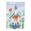 Christmas Birdhouse Suede House Flag - Sports Gifts, Sports Memorabilia, Sports Collectibles, Fan Shop