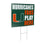 University of Miami Coroplast Yard Sign "Fans Play Here"