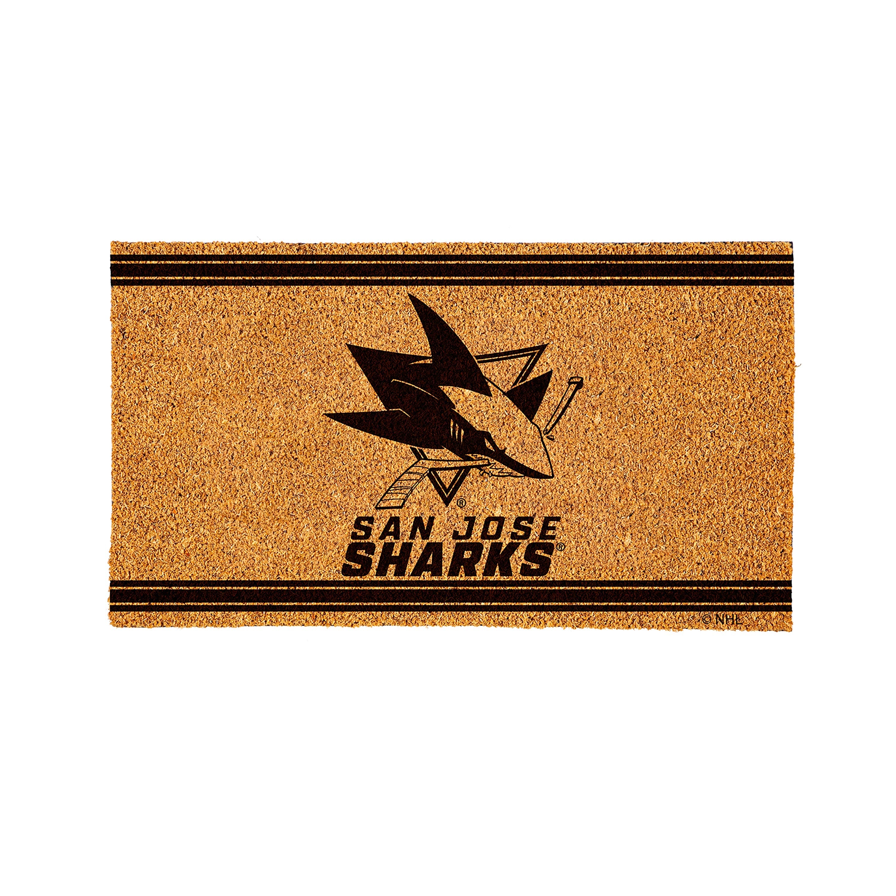 San Jose Sharks, Coir Mat 1C - Sports Gifts, Sports Memorabilia, Sports Collectibles, Fan Shop