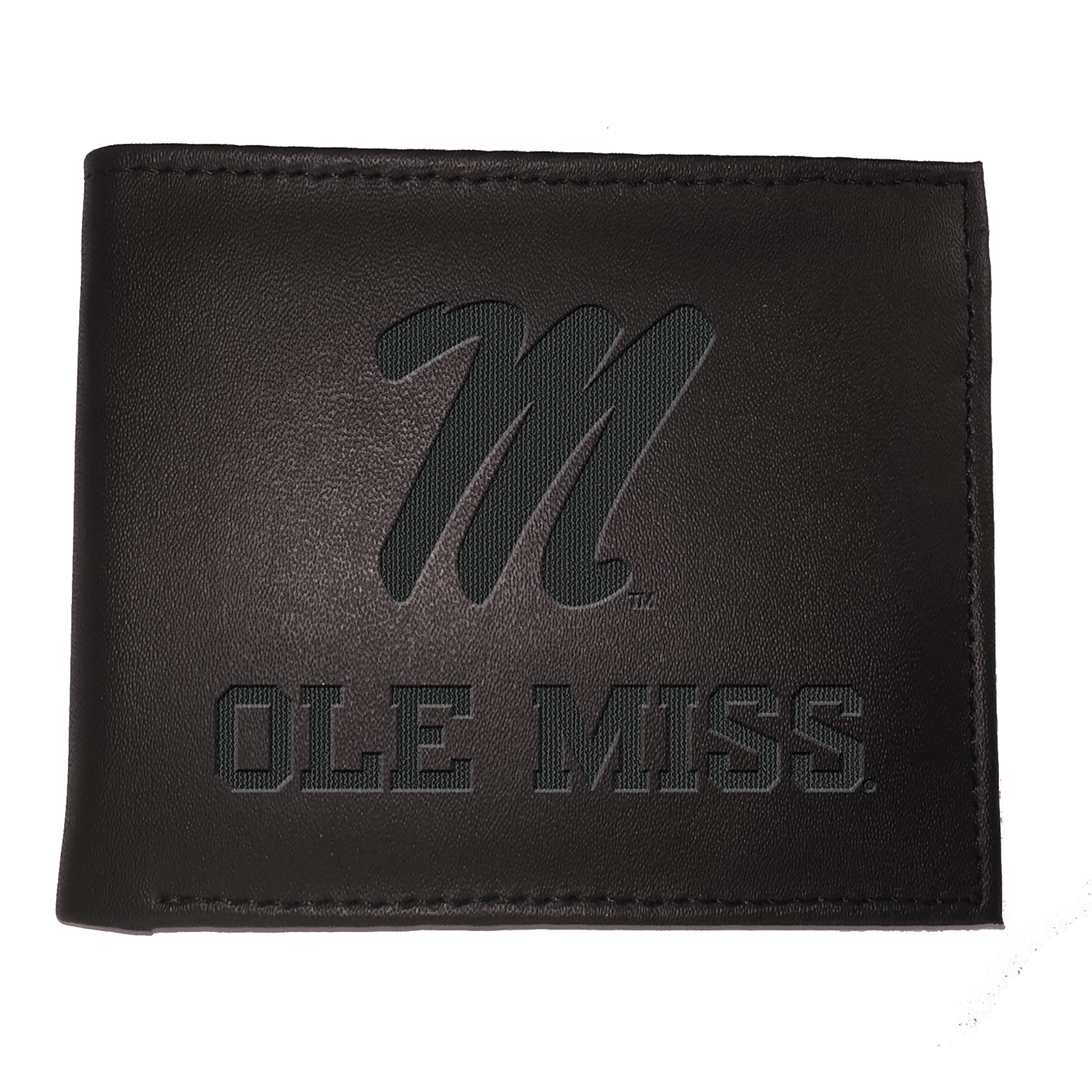 University of Mississippi, Bi-Fold Wallet, Black - Sports Gifts, Sports Memorabilia, Sports Collectibles, Fan Shop