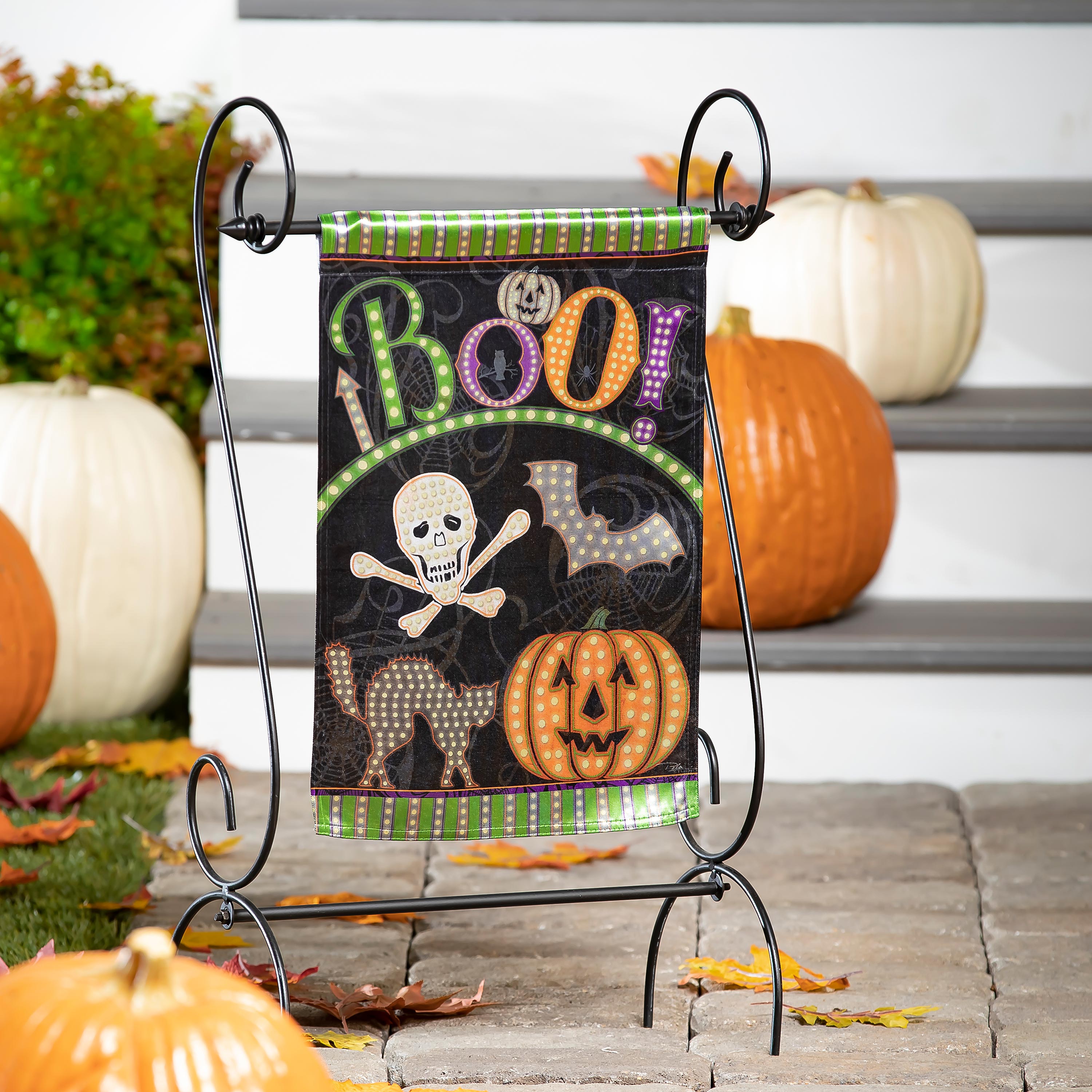 Spooky Lights Garden Lustre Flag - Sports Collectibles, Sports Memorabilia, Sports Fan Shop, Sports Gifts