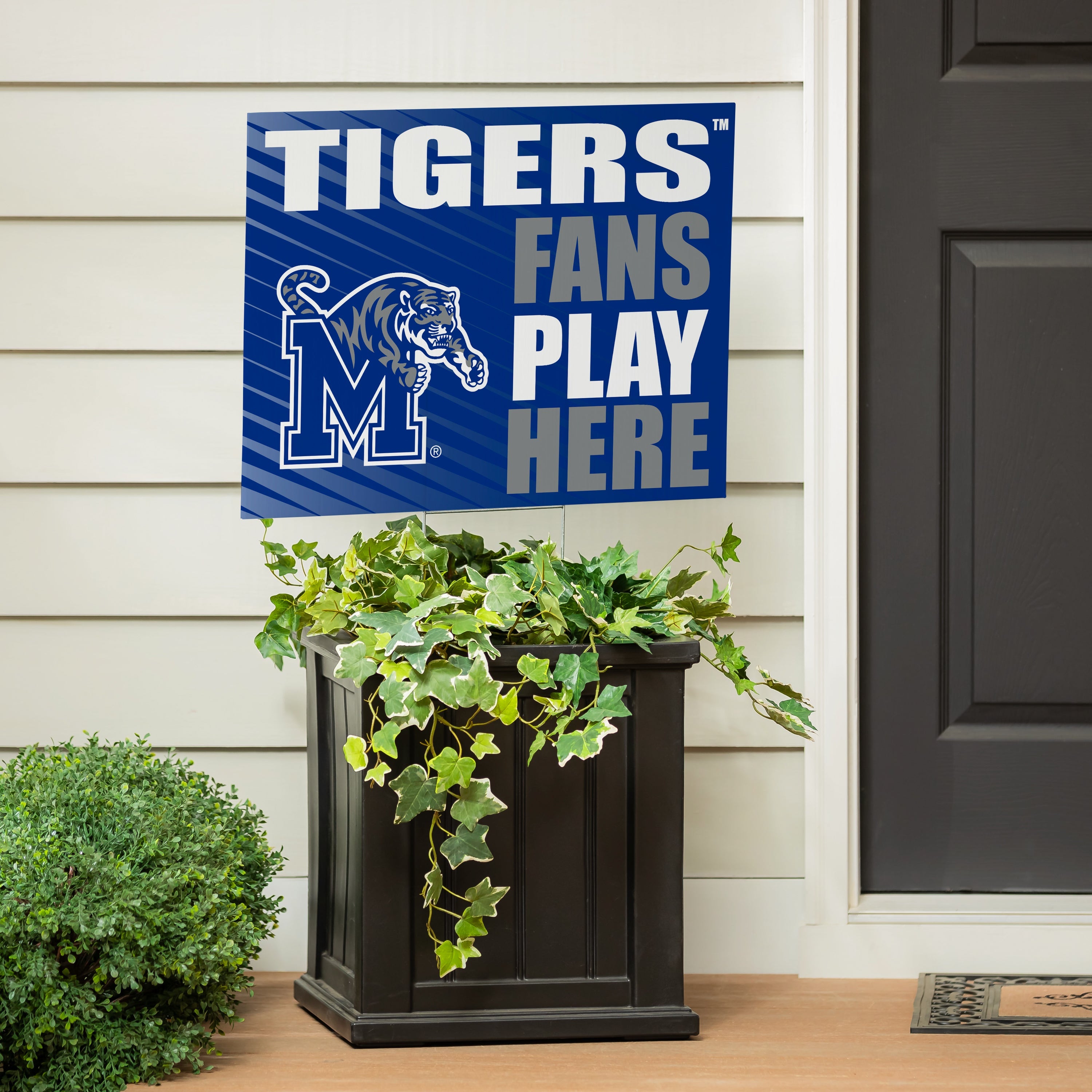 University of Memphis Coroplast Yard Sign "Fans Play Here"