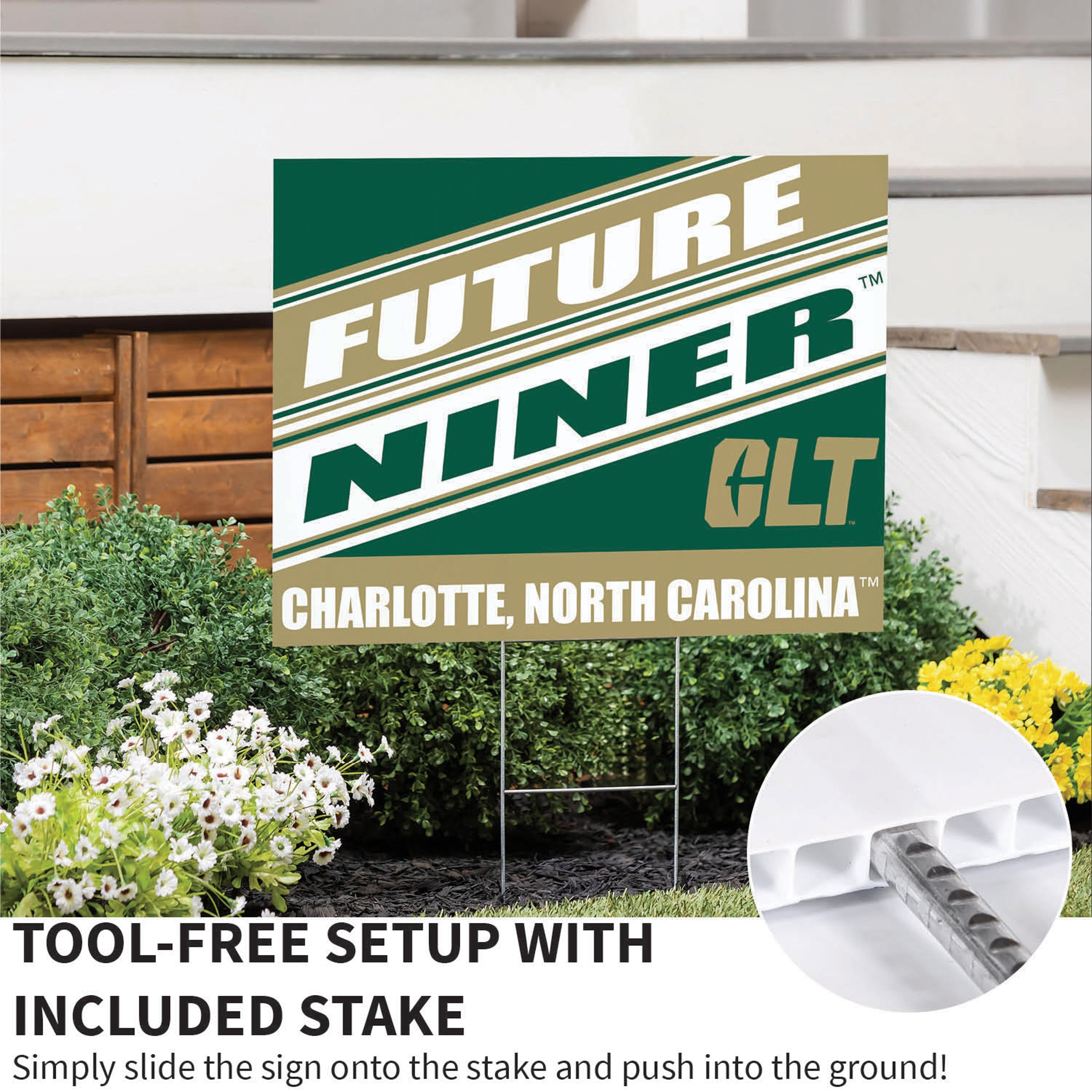 University of North Carolina/Charlotte Coroplast Yard Sign, Future Student