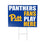 University of Pittsburgh Coroplast Yard Sign "Fans Play Here"