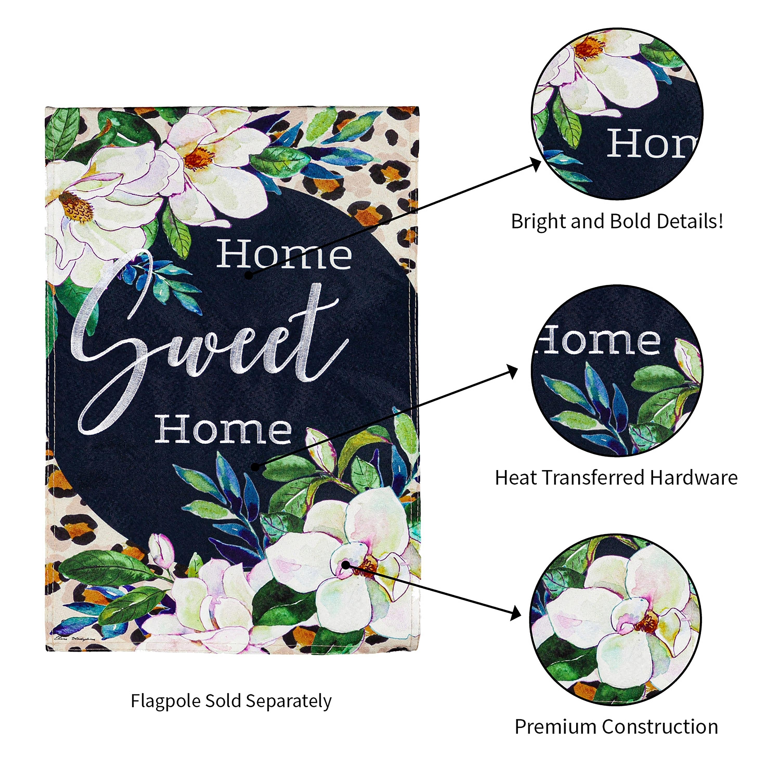 Magnolia Bloom Garden Linen Flag - Sports Collectibles, Sports Memorabilia, Sports Fan Shop, Sports Gifts
