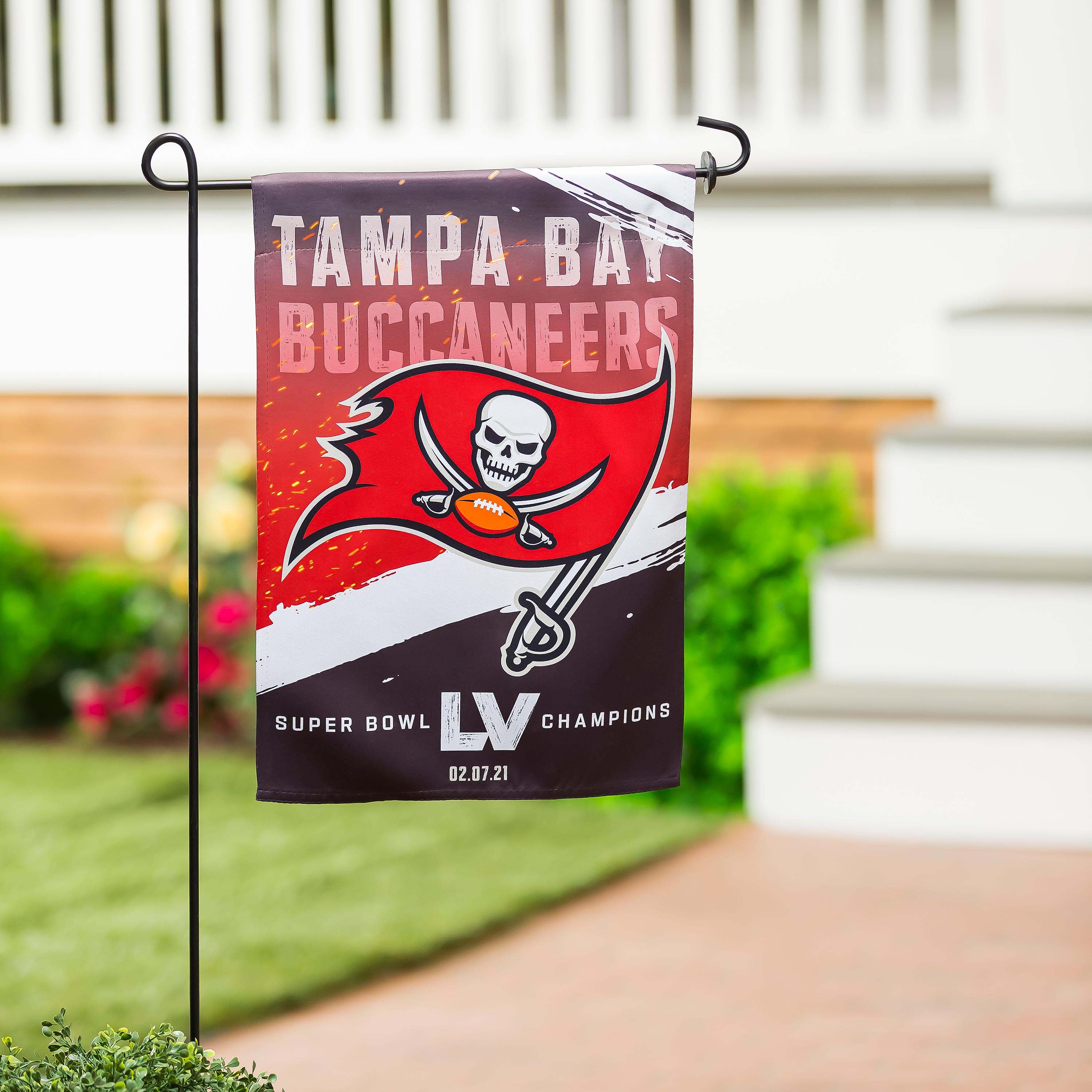 GDN Suede Flag, TB Bucs, SB55 - Sports Collectibles, Sports Memorabilia, Sports Fan Shop, Sports Gifts