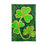 Lucky Clovers Applique House Flag - Sports Gifts, Sports Memorabilia, Sports Collectibles, Fan Shop