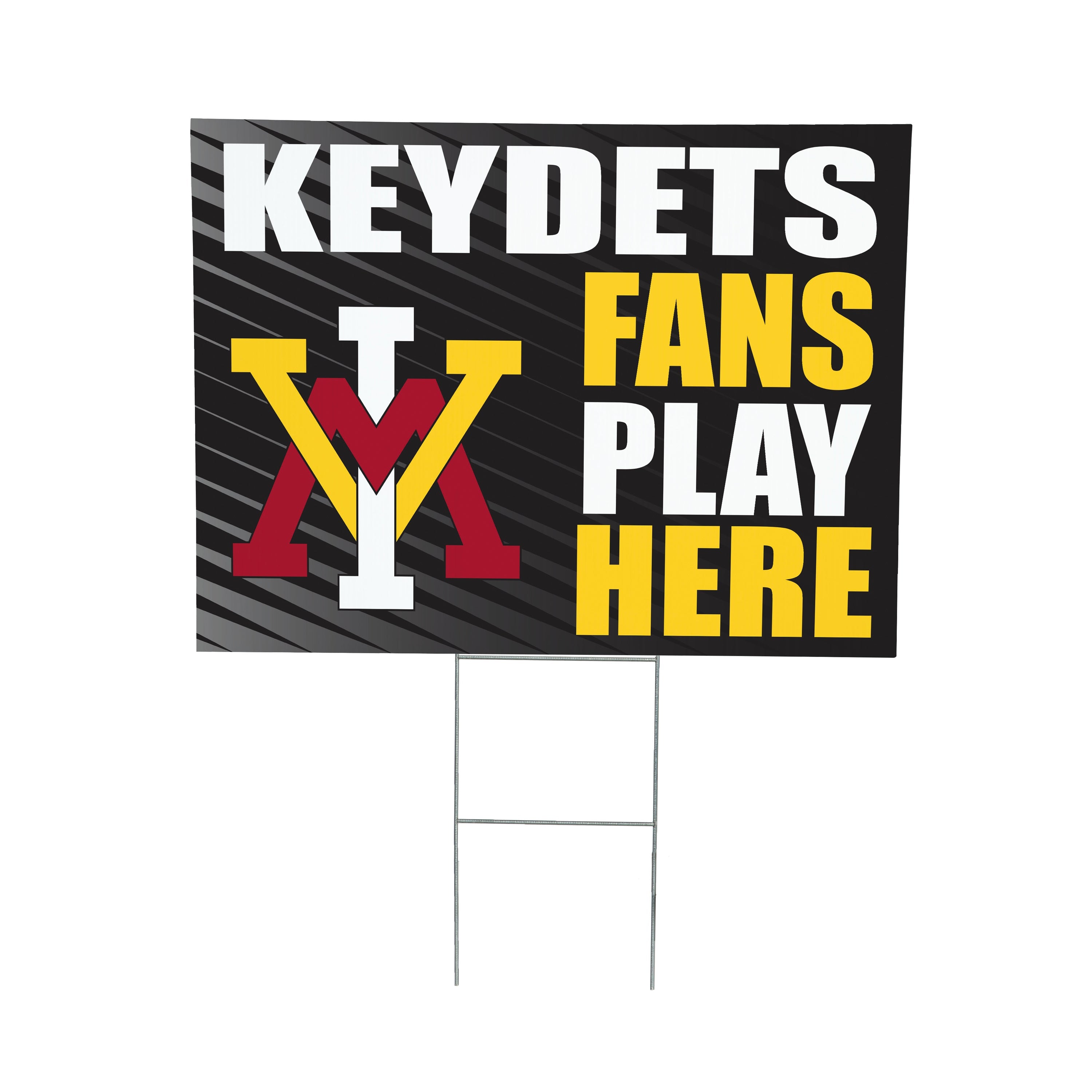 Virginia Military Institute Coroplast Yard Sign "Fans Play Here" - Sports Collectibles, Sports Memorabilia, Sports Fan Shop, Sports Gifts