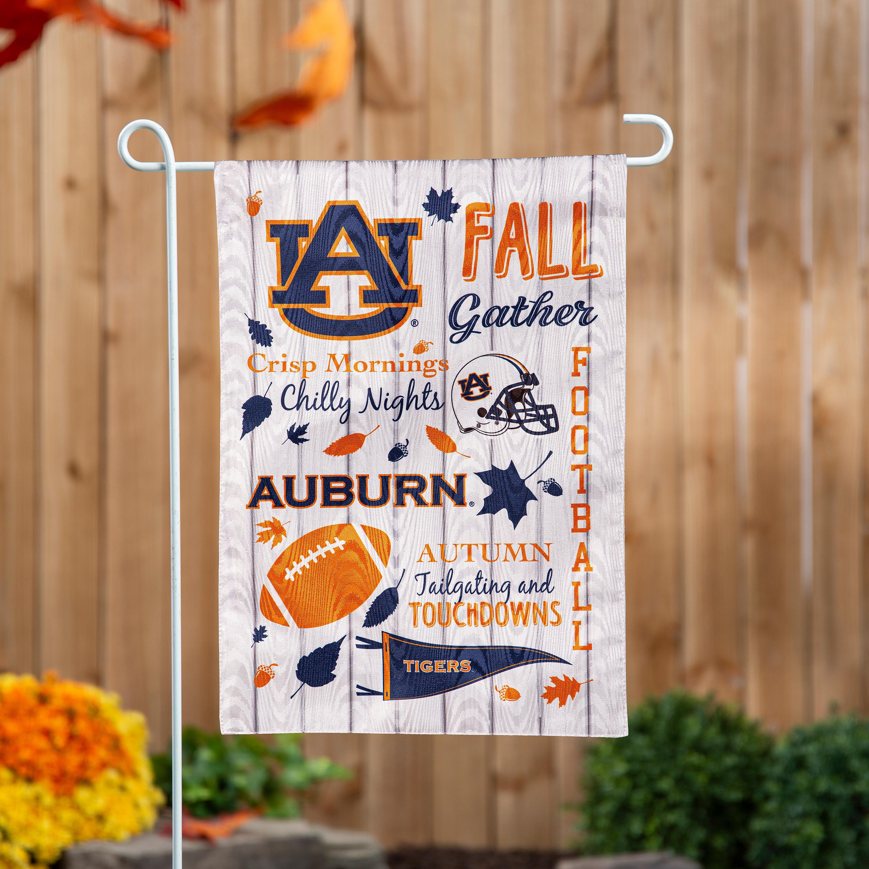 Auburn University, Moire Flag, GDN, Fall Seasonal - Sports Gifts, Sports Memorabilia, Sports Collectibles, Fan Shop